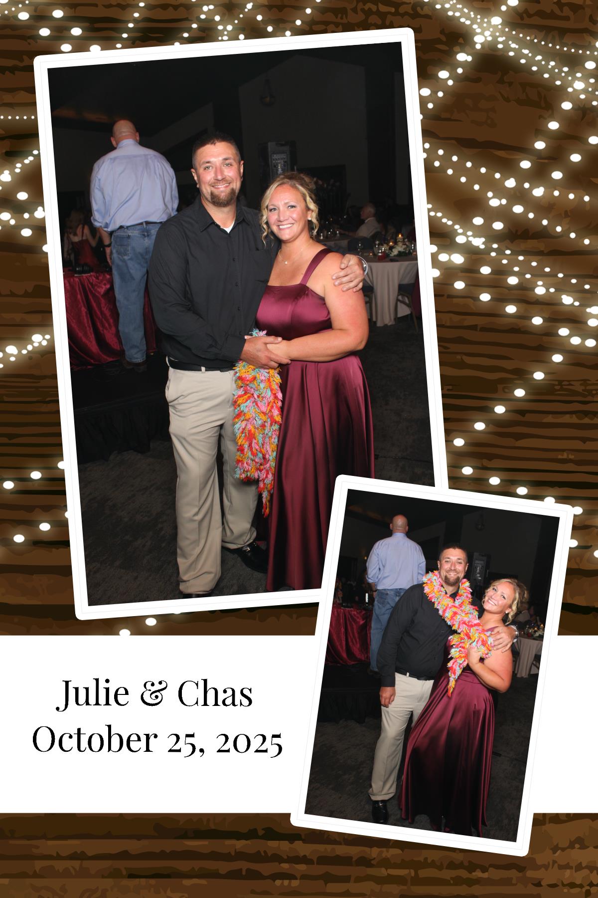 Julie & Chas | View more photos from the event at gallery.photoboothcincy.com/u/PhotoBoothCincy/Julie-Chas