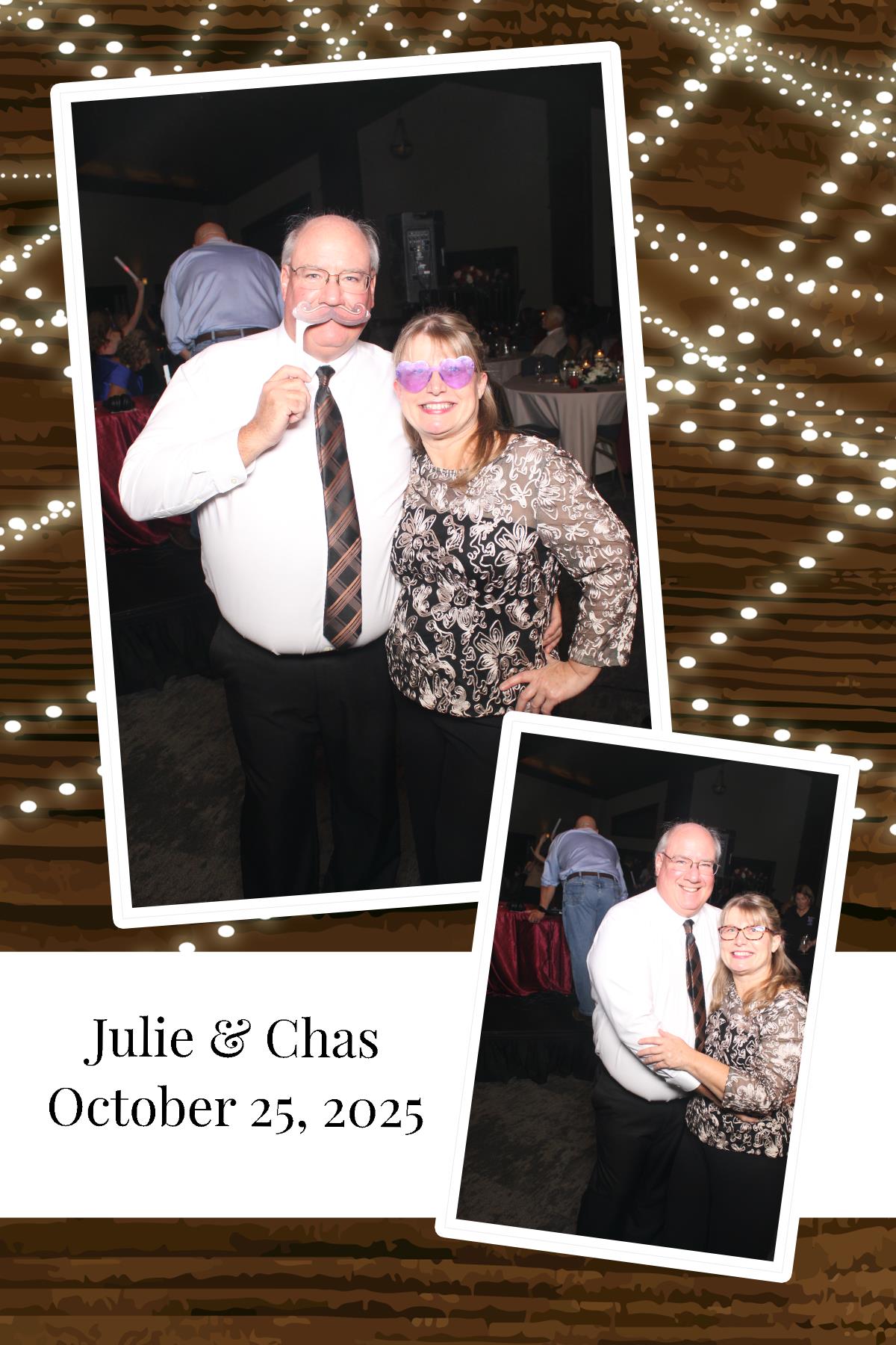 Julie & Chas | View more photos from the event at gallery.photoboothcincy.com/u/PhotoBoothCincy/Julie-Chas