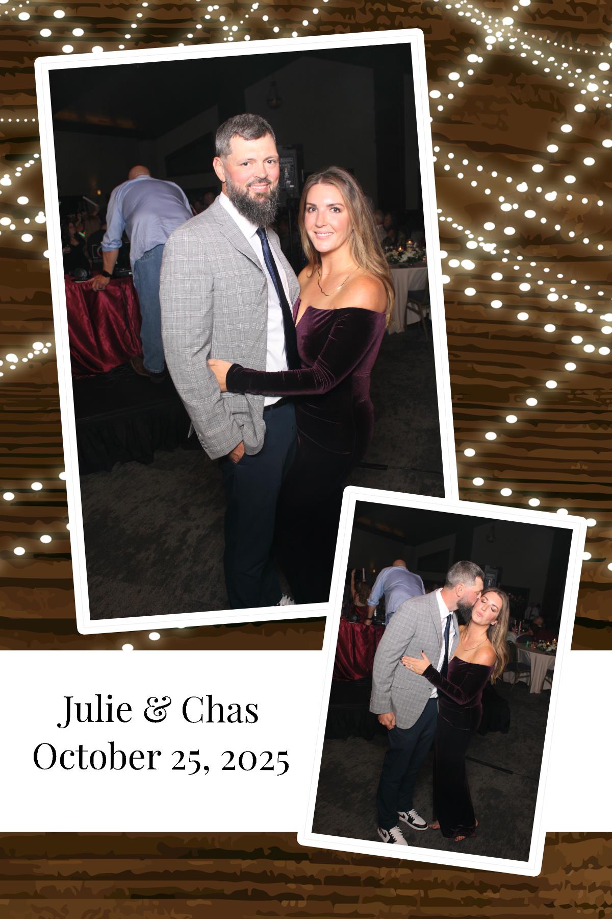 Julie & Chas | View more photos from the event at gallery.photoboothcincy.com/u/PhotoBoothCincy/Julie-Chas