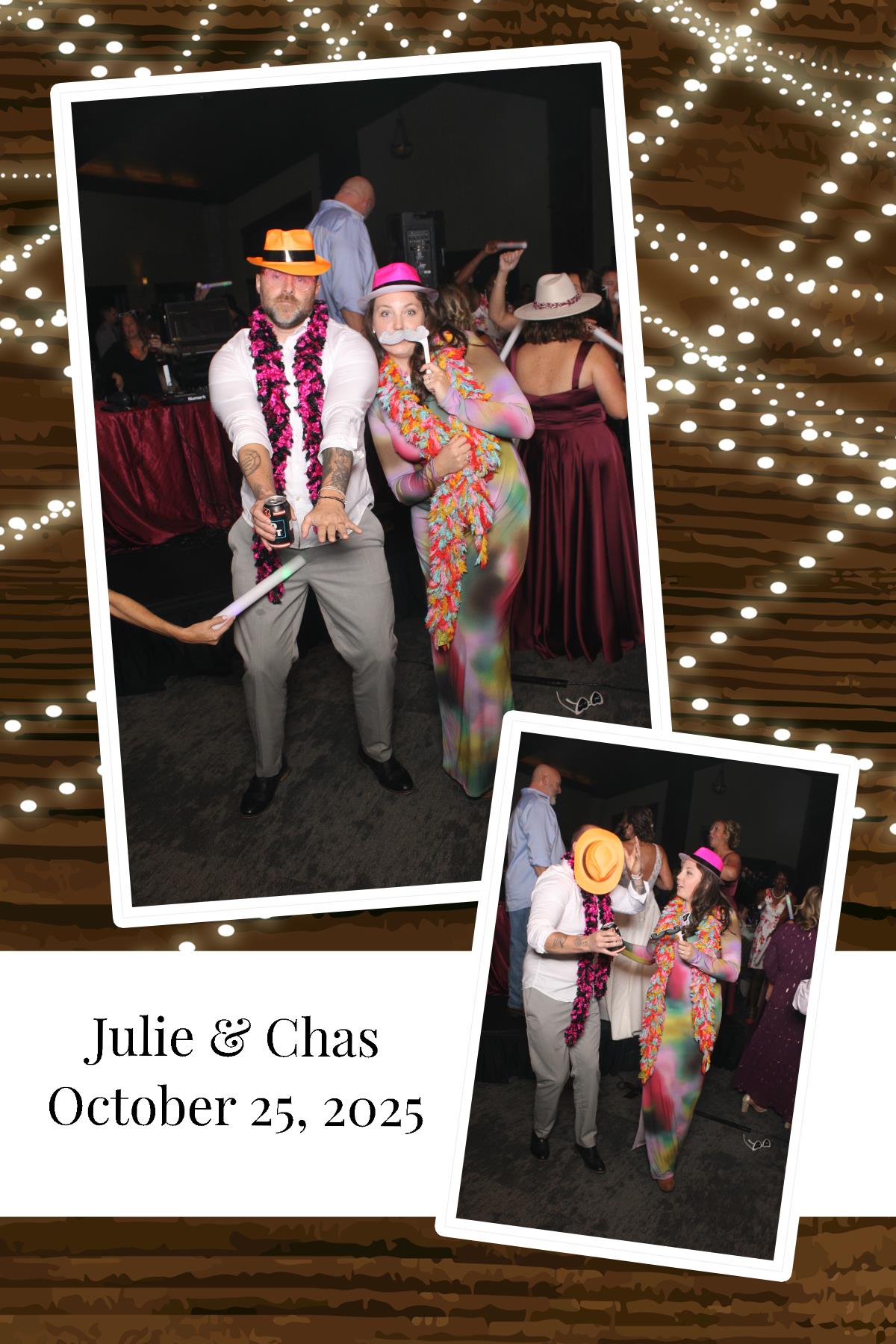Julie & Chas | View more photos from the event at gallery.photoboothcincy.com/u/PhotoBoothCincy/Julie-Chas