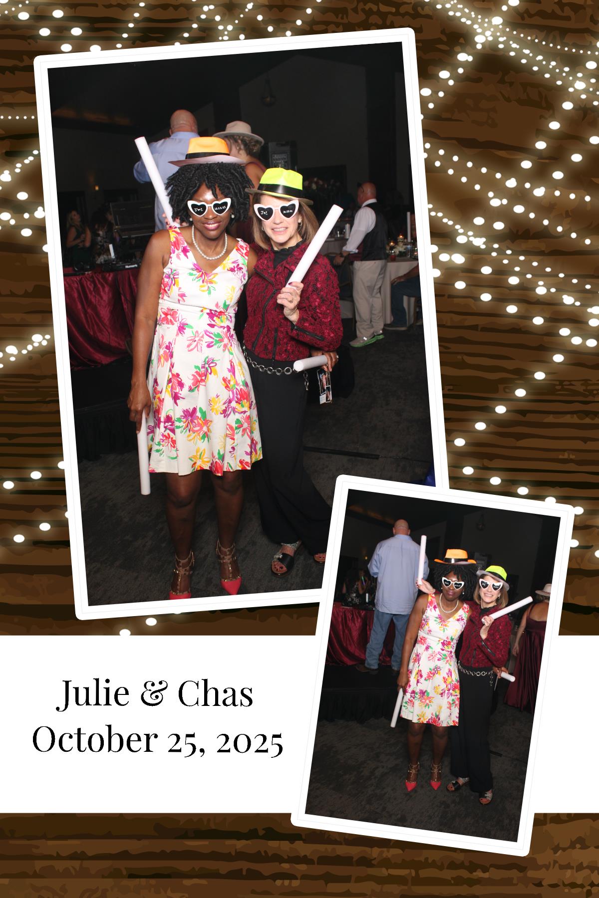 Julie & Chas | View more photos from the event at gallery.photoboothcincy.com/u/PhotoBoothCincy/Julie-Chas