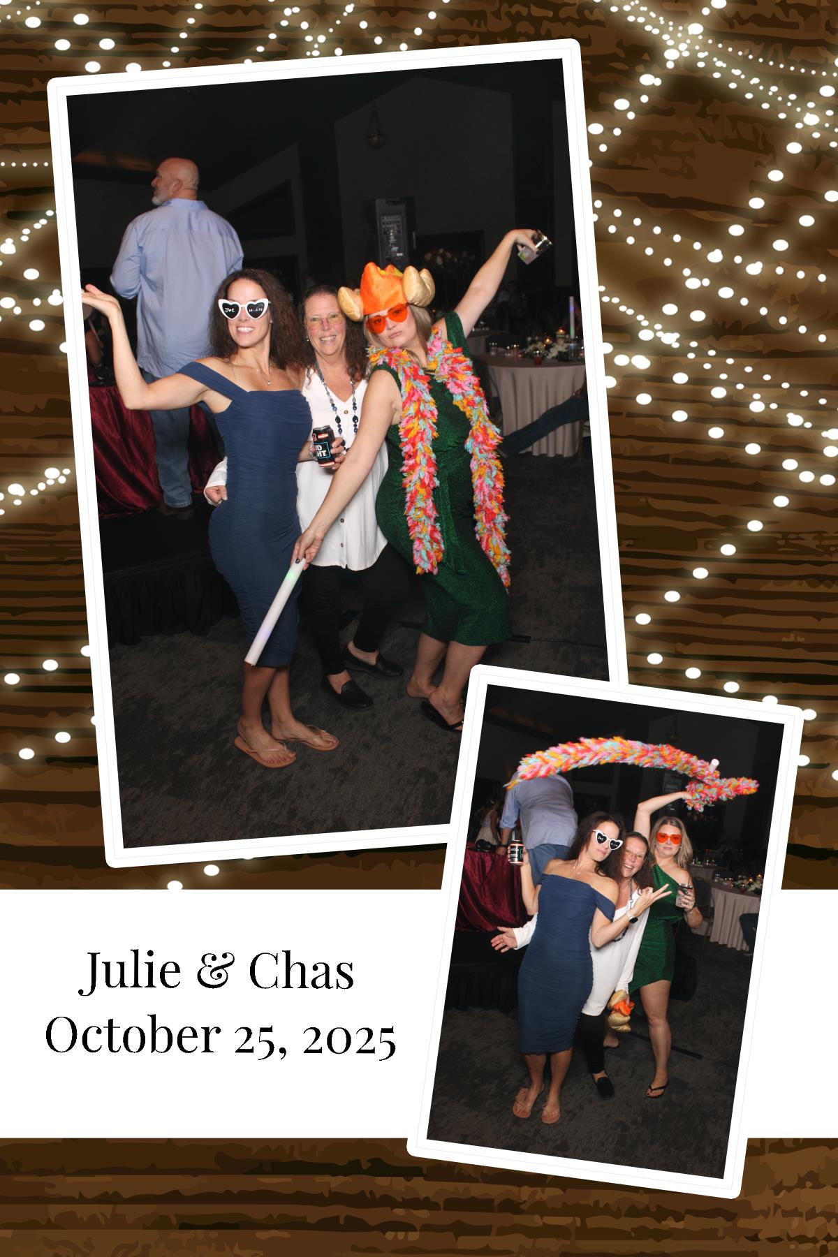 Julie & Chas | View more photos from the event at gallery.photoboothcincy.com/u/PhotoBoothCincy/Julie-Chas