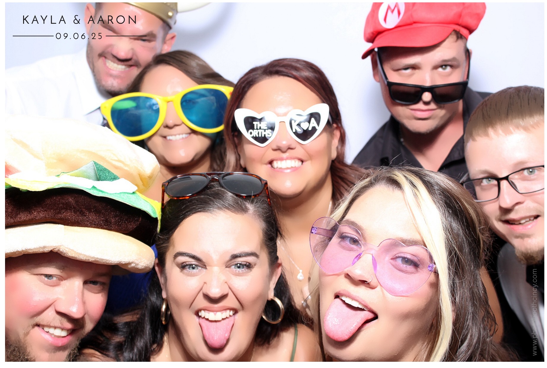 Kayla & Aaron | View more photos from the event at gallery.photoboothcincy.com/u/PhotoBoothCincy/Kayla-Aaron