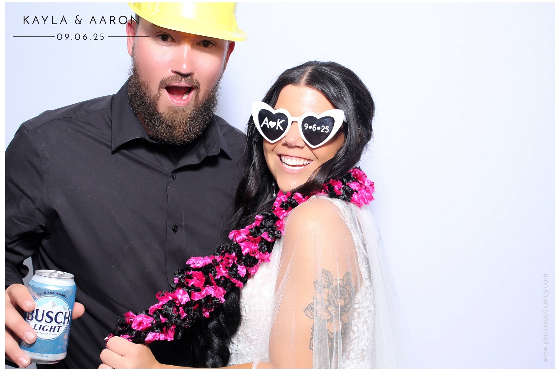 Kayla & Aaron | View more photos from the event at gallery.photoboothcincy.com/u/PhotoBoothCincy/Kayla-Aaron
