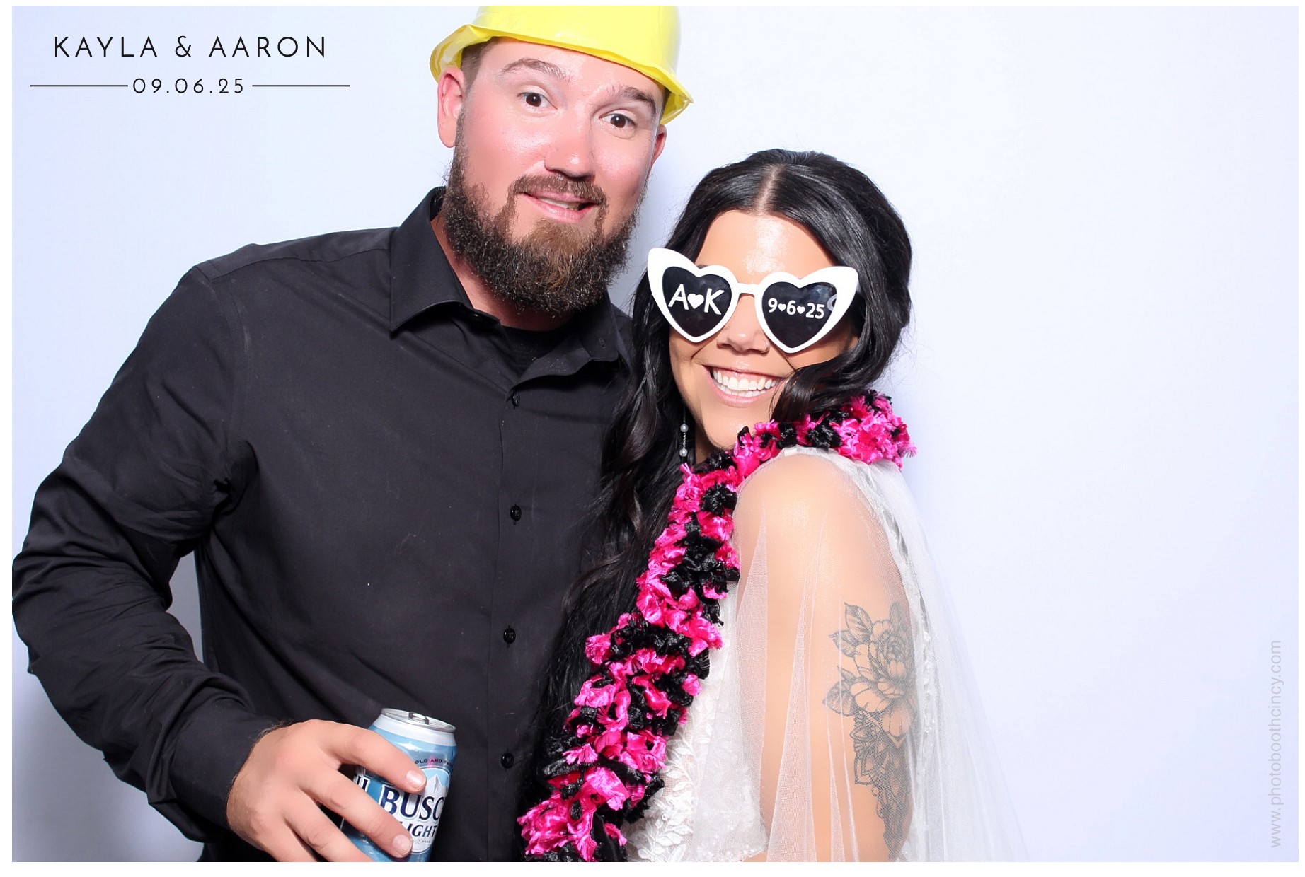 Kayla & Aaron | View more photos from the event at gallery.photoboothcincy.com/u/PhotoBoothCincy/Kayla-Aaron