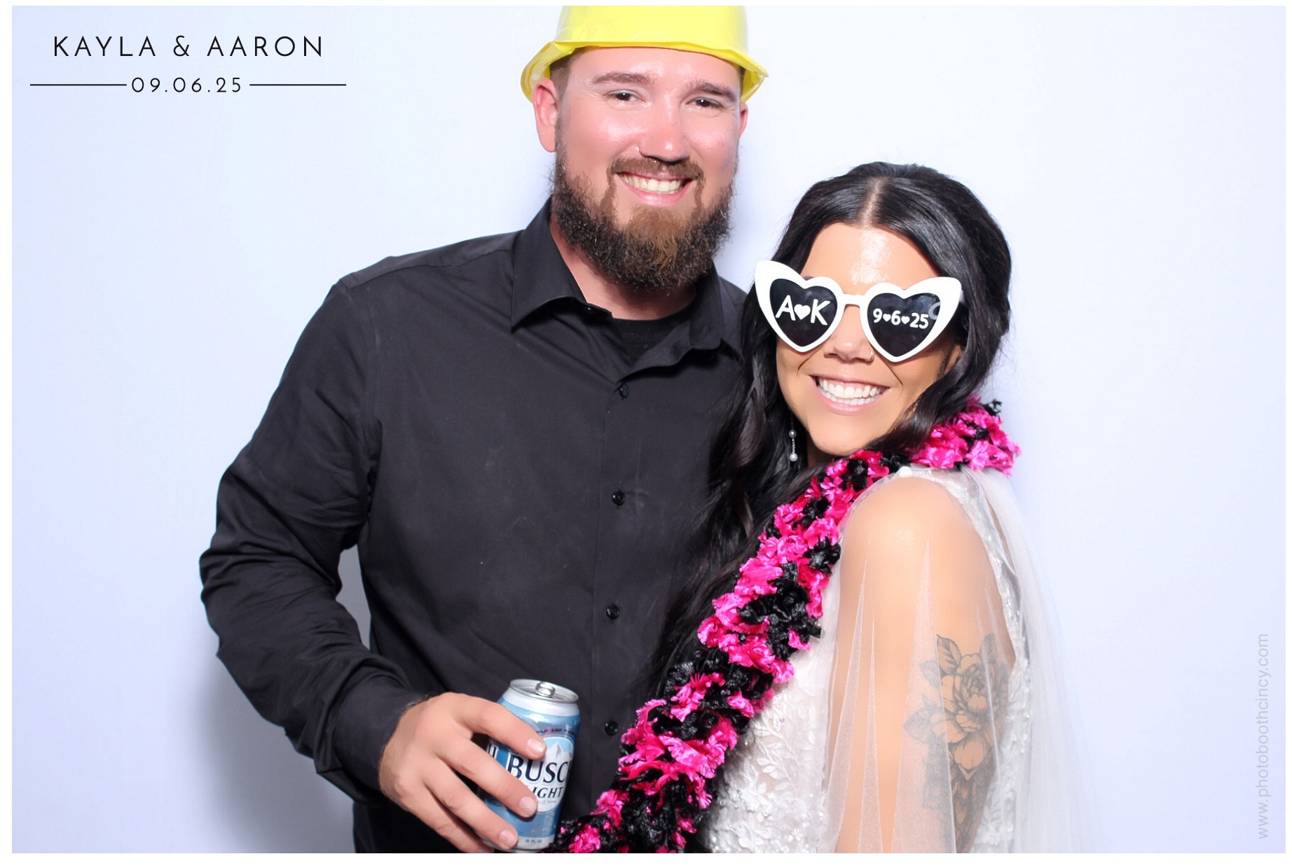 Kayla & Aaron | View more photos from the event at gallery.photoboothcincy.com/u/PhotoBoothCincy/Kayla-Aaron