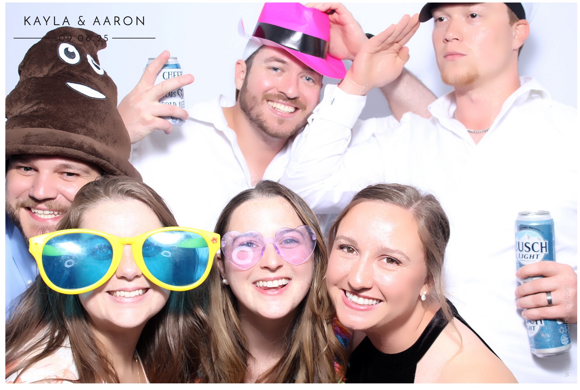 Kayla & Aaron | View more photos from the event at gallery.photoboothcincy.com/u/PhotoBoothCincy/Kayla-Aaron