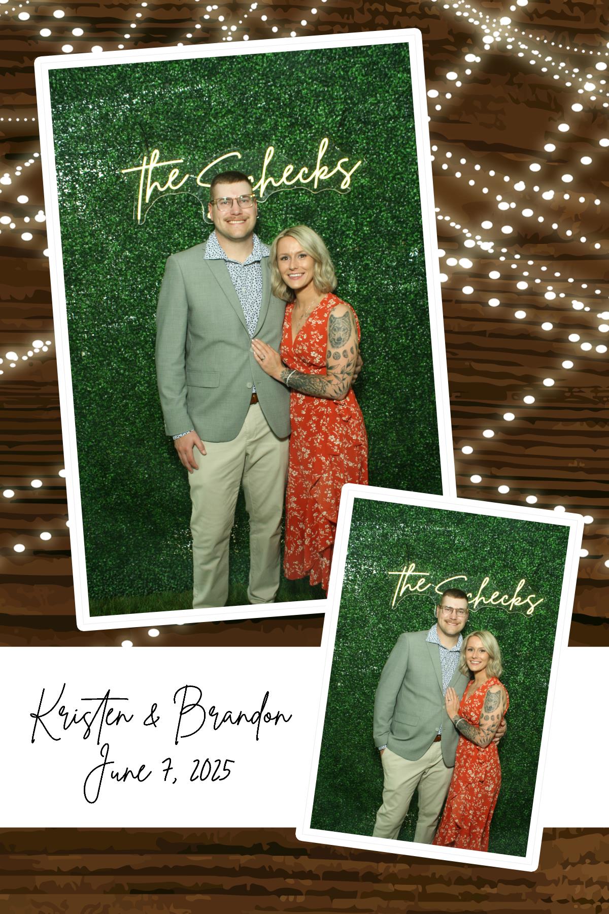 Kristen & Brandon | View more photos from the event at gallery.photoboothcincy.com/u/PhotoBoothCincy/Kristen-Brandon