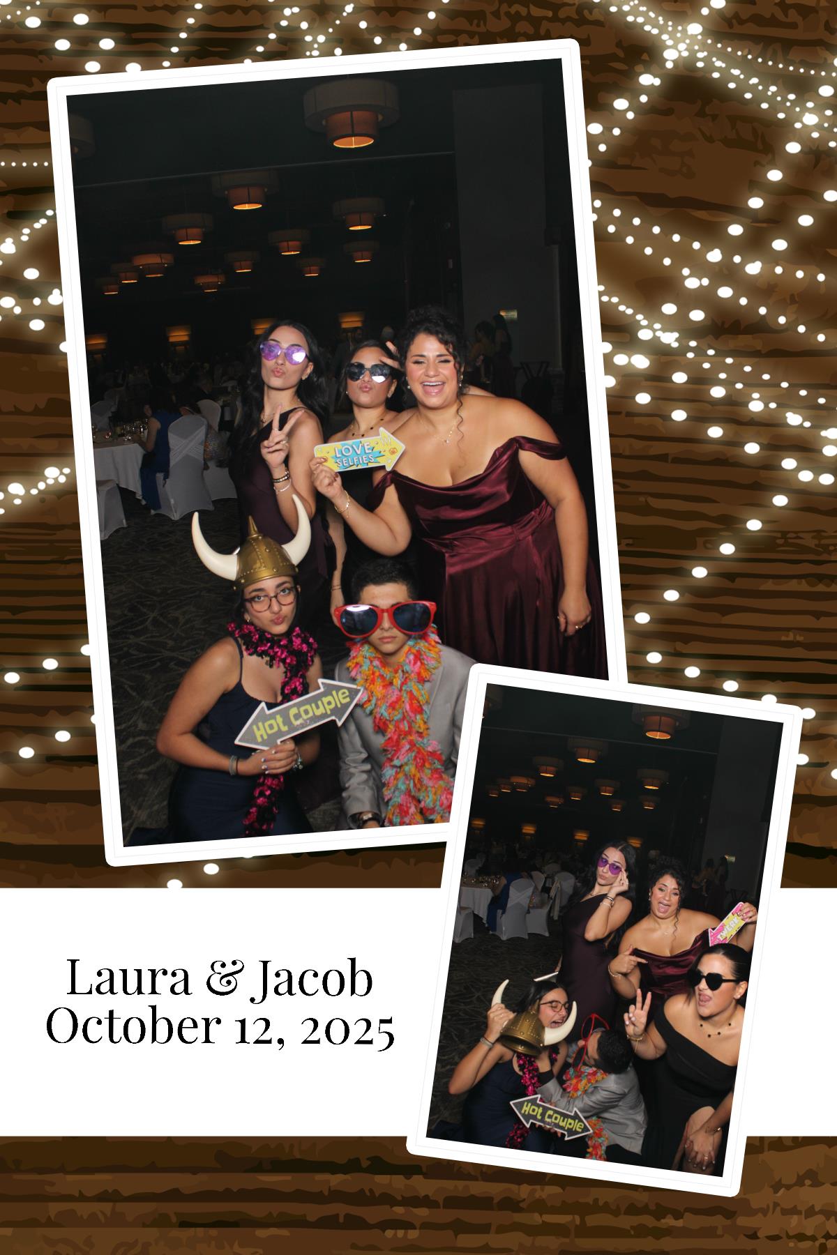 Laura & Jacob | View more photos from the event at gallery.photoboothcincy.com/u/PhotoBoothCincy/Laura-Jacob
