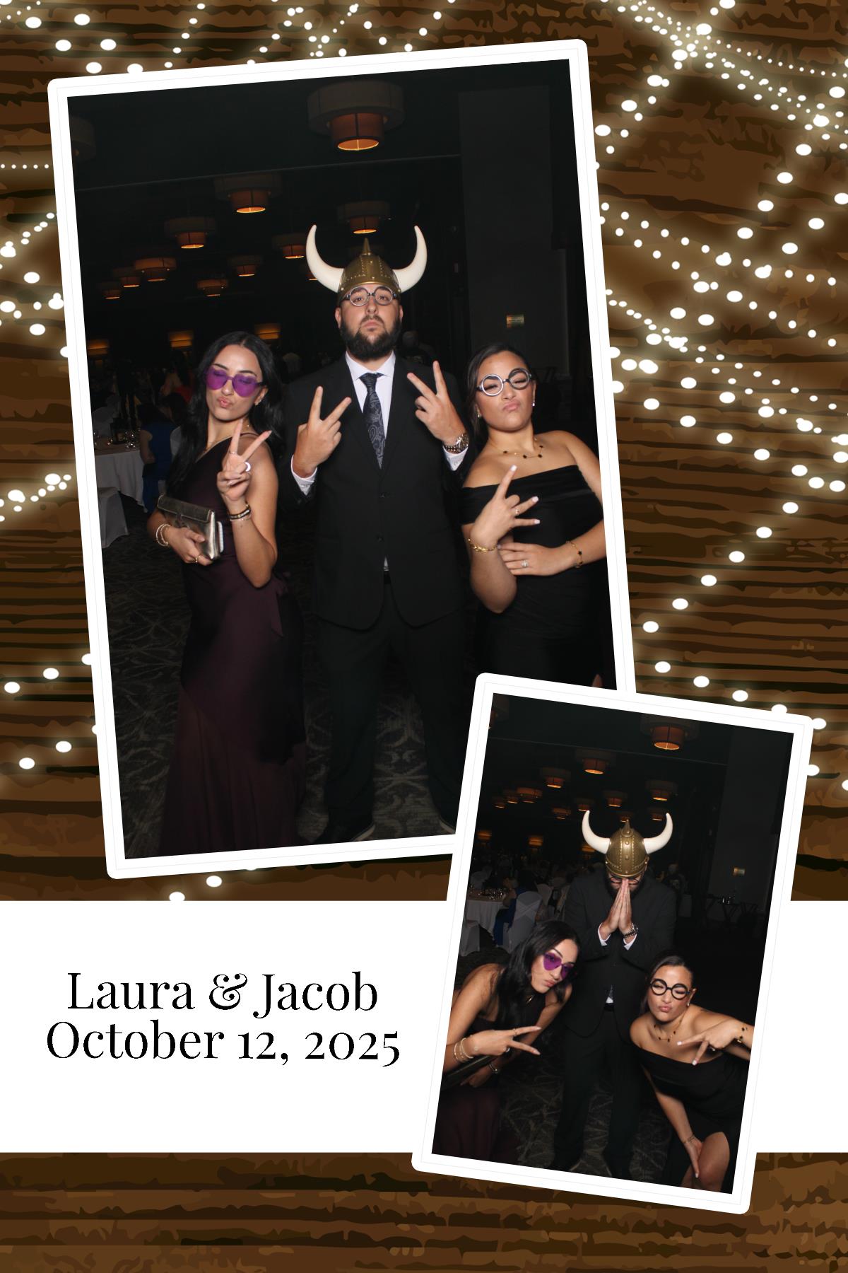 Laura & Jacob | View more photos from the event at gallery.photoboothcincy.com/u/PhotoBoothCincy/Laura-Jacob