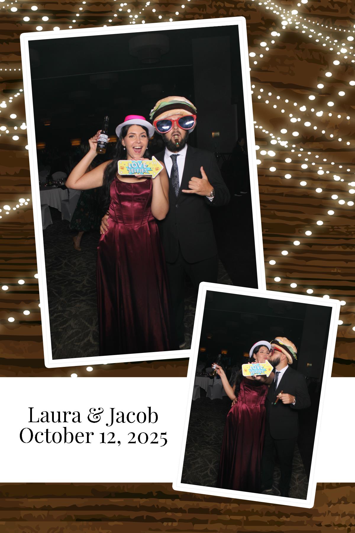 Laura & Jacob | View more photos from the event at gallery.photoboothcincy.com/u/PhotoBoothCincy/Laura-Jacob