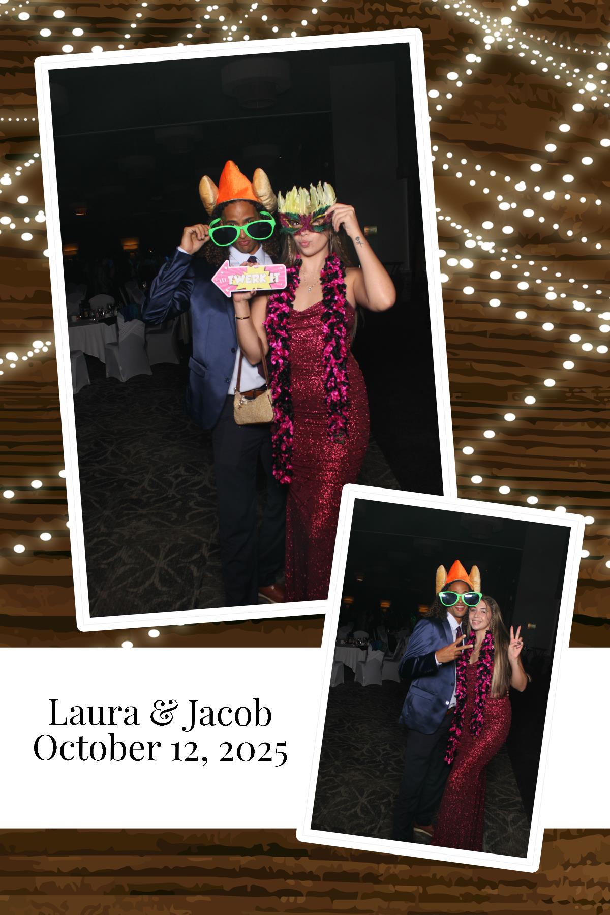 Laura & Jacob | View more photos from the event at gallery.photoboothcincy.com/u/PhotoBoothCincy/Laura-Jacob