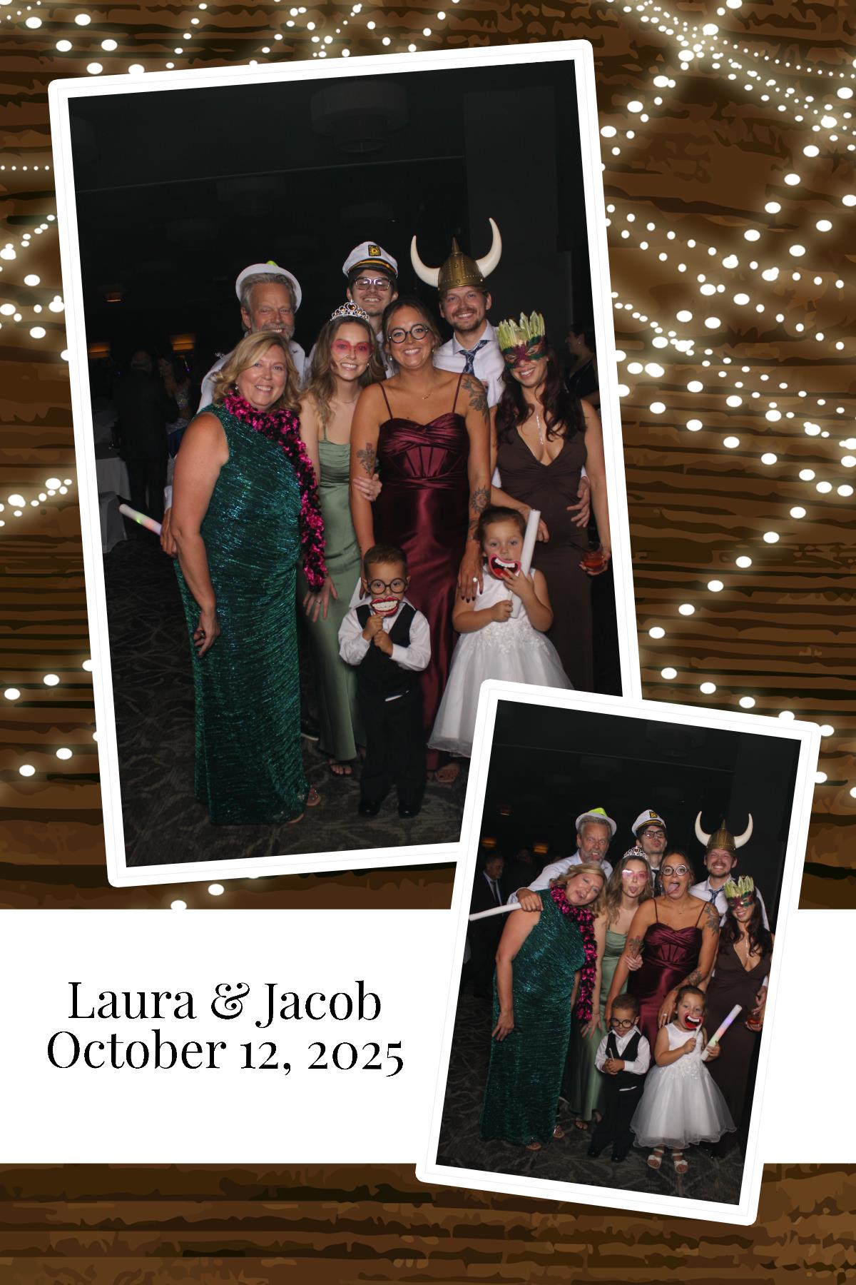Laura & Jacob | View more photos from the event at gallery.photoboothcincy.com/u/PhotoBoothCincy/Laura-Jacob