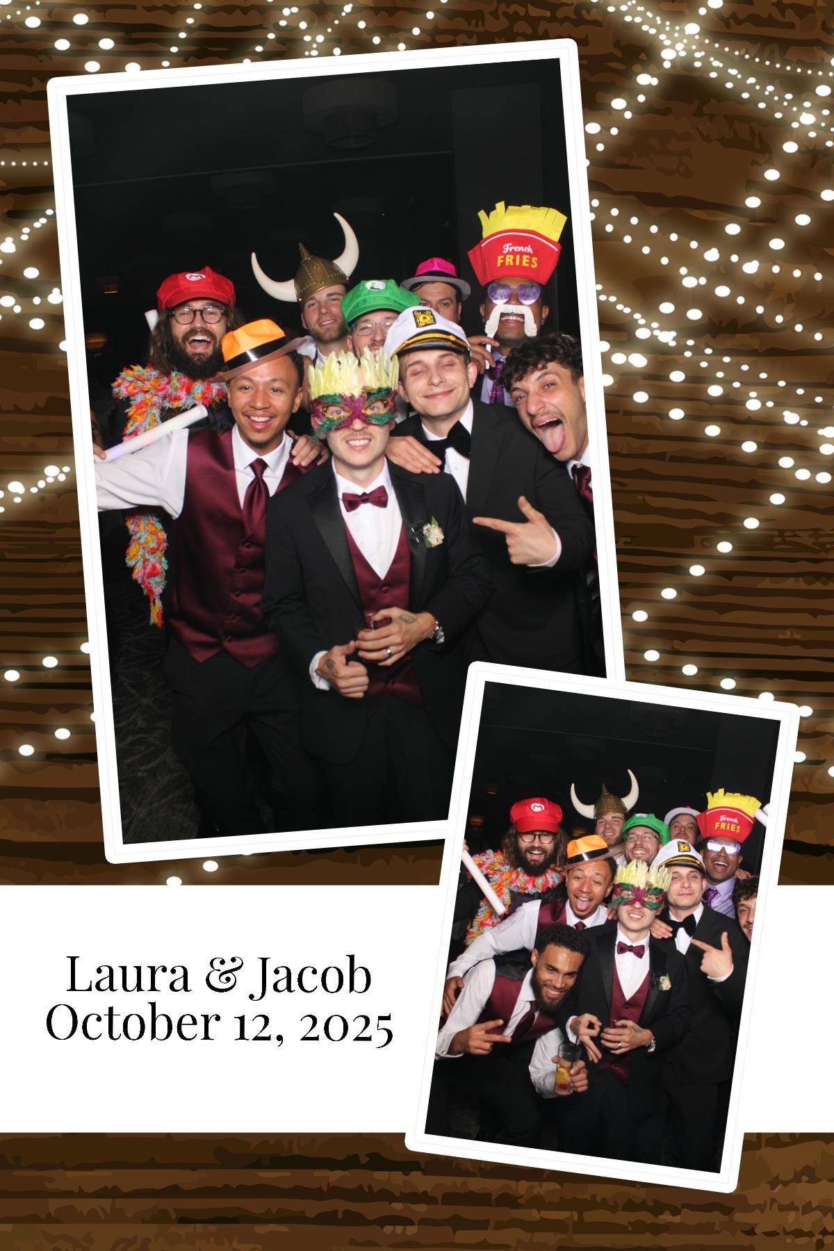 Laura & Jacob | View more photos from the event at gallery.photoboothcincy.com/u/PhotoBoothCincy/Laura-Jacob