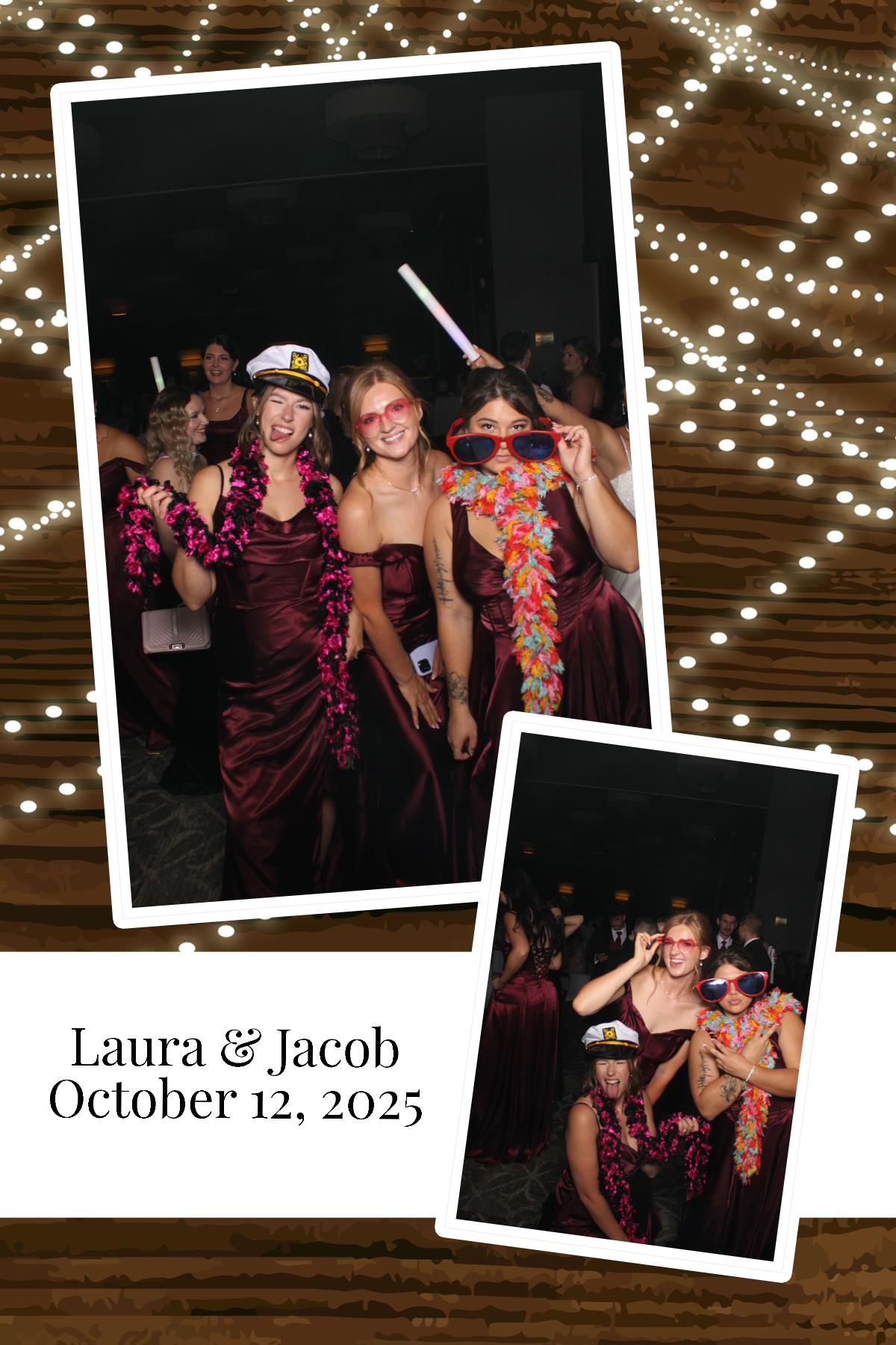 Laura & Jacob | View more photos from the event at gallery.photoboothcincy.com/u/PhotoBoothCincy/Laura-Jacob