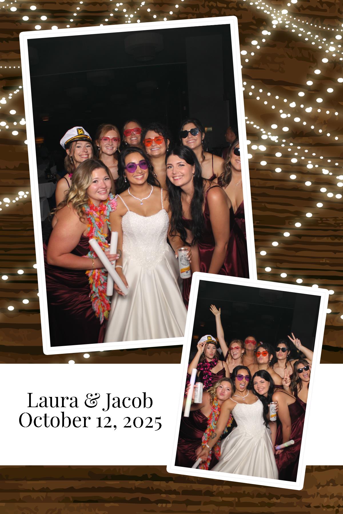 Laura & Jacob | View more photos from the event at gallery.photoboothcincy.com/u/PhotoBoothCincy/Laura-Jacob