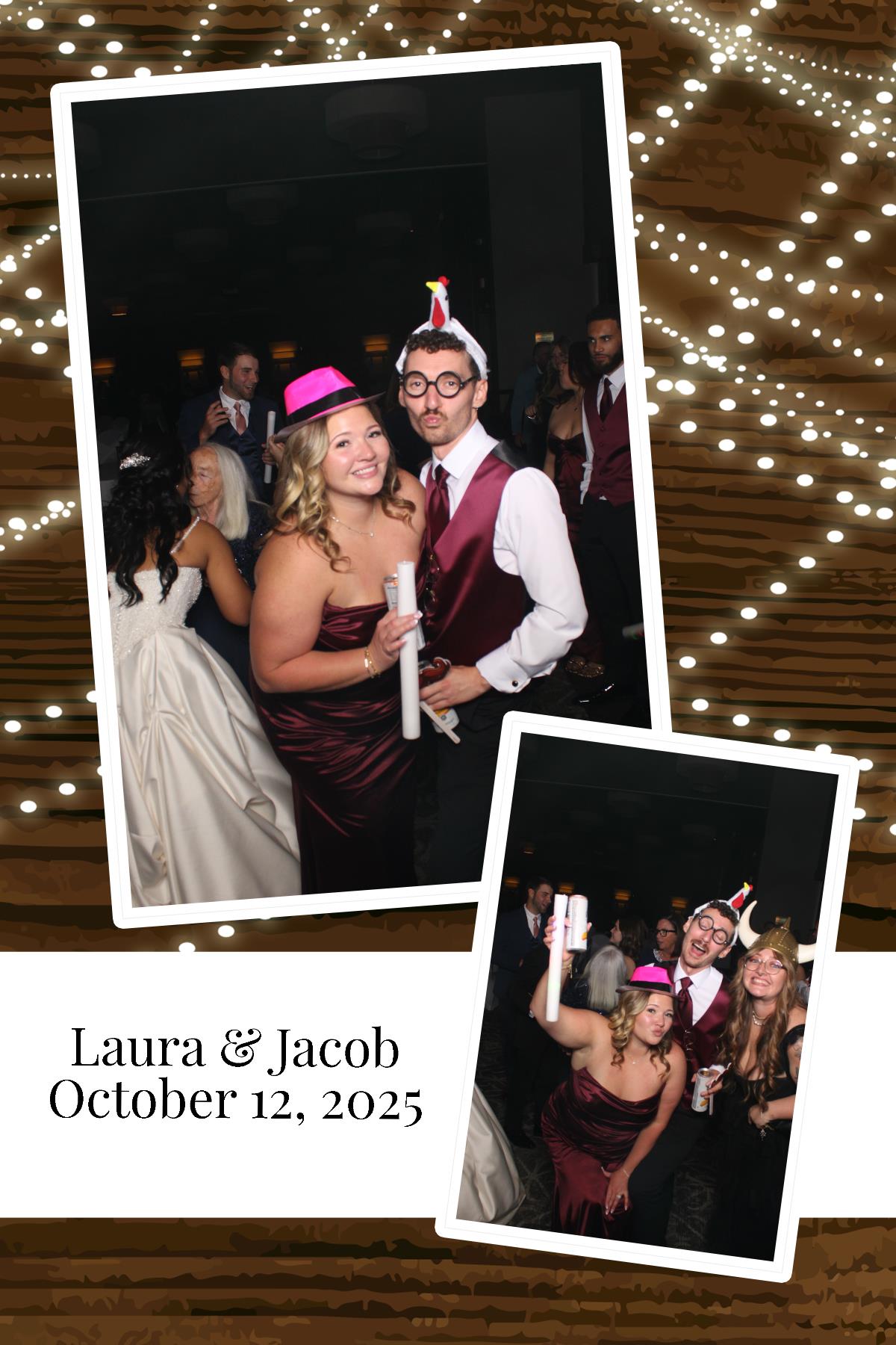 Laura & Jacob | View more photos from the event at gallery.photoboothcincy.com/u/PhotoBoothCincy/Laura-Jacob