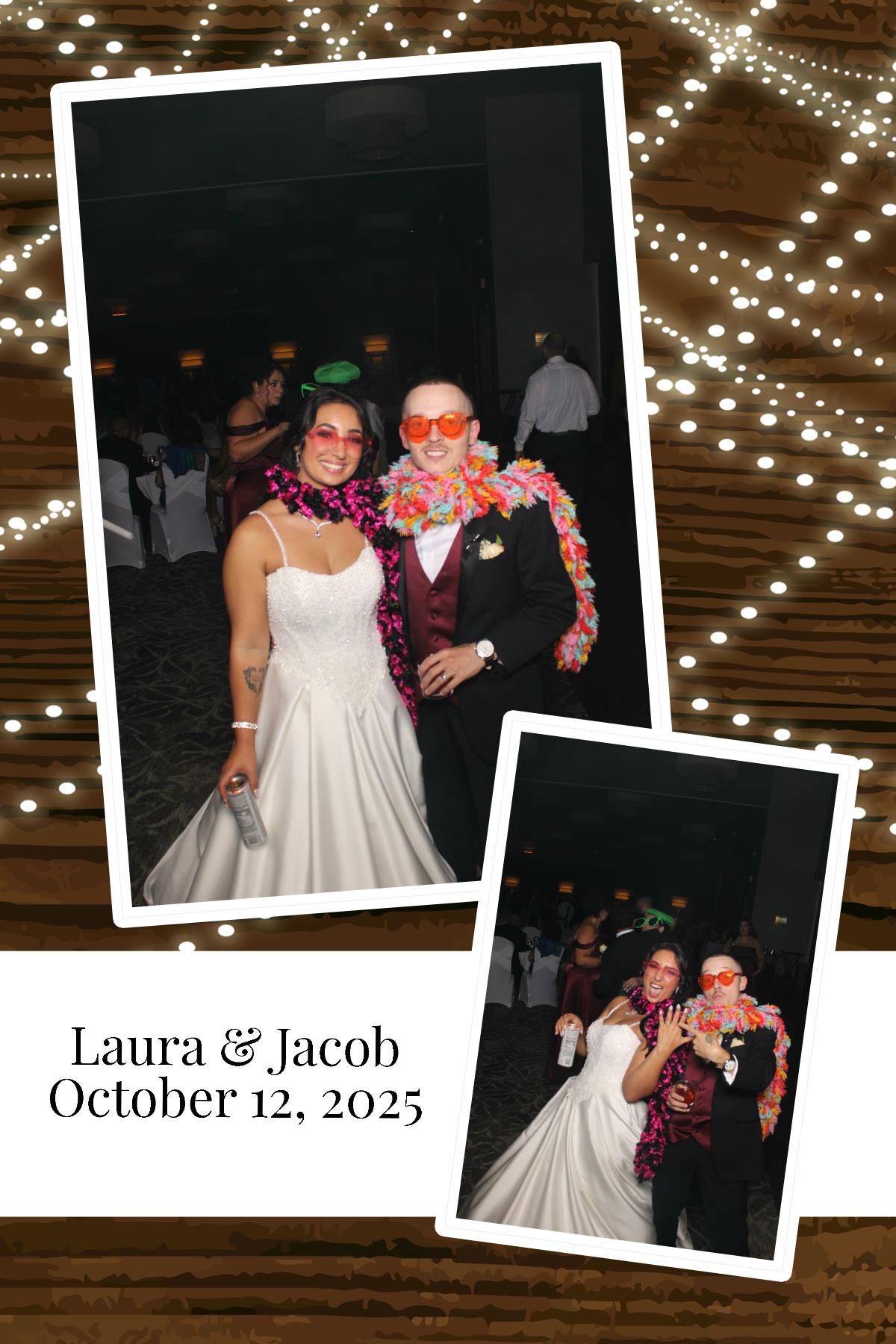 Laura & Jacob | View more photos from the event at gallery.photoboothcincy.com/u/PhotoBoothCincy/Laura-Jacob