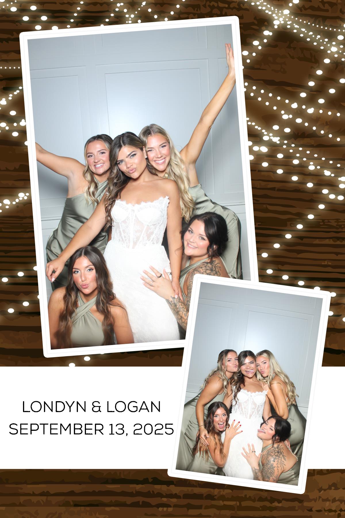Londyn & Logan | View more photos from the event at gallery.photoboothcincy.com/u/PhotoBoothCincy/Londyn-Logan