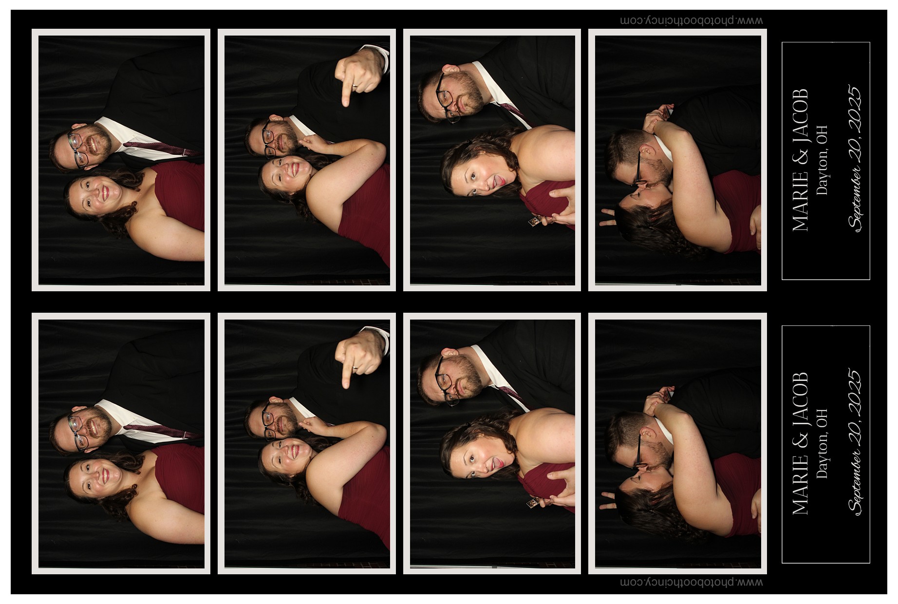 Marie & Jacob | View more photos from the event at gallery.photoboothcincy.com/u/PhotoBoothCincy/Marie-Jacob