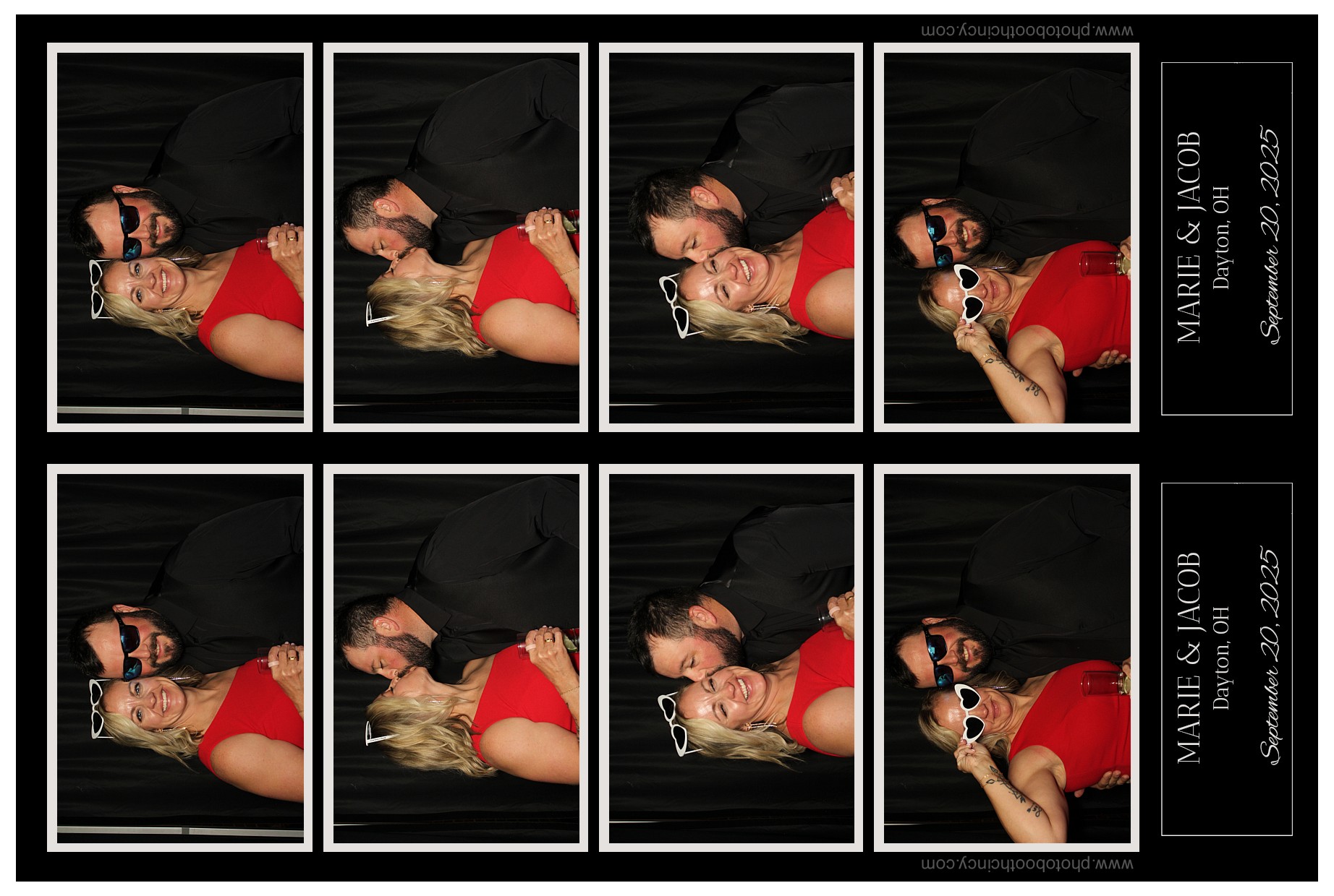 Marie & Jacob | View more photos from the event at gallery.photoboothcincy.com/u/PhotoBoothCincy/Marie-Jacob