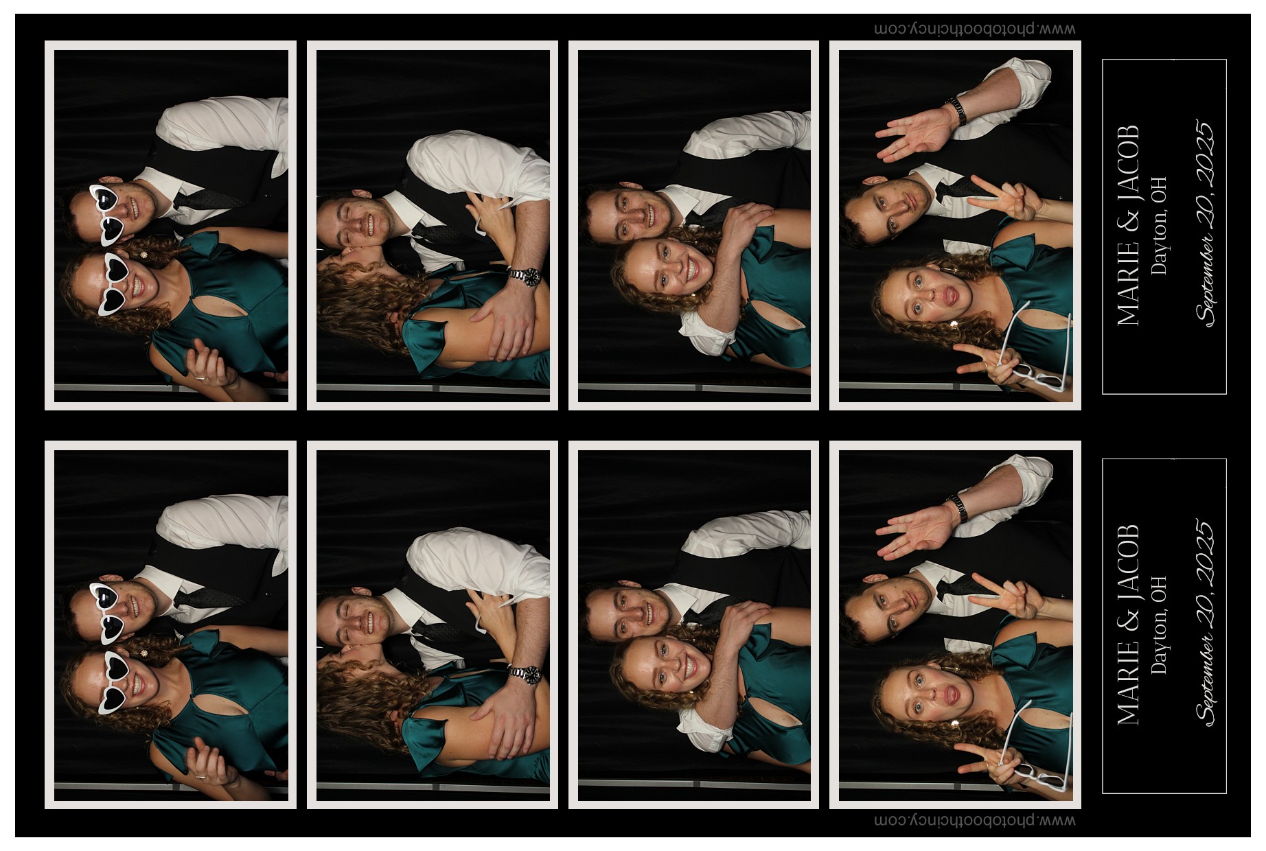 Marie & Jacob | View more photos from the event at gallery.photoboothcincy.com/u/PhotoBoothCincy/Marie-Jacob