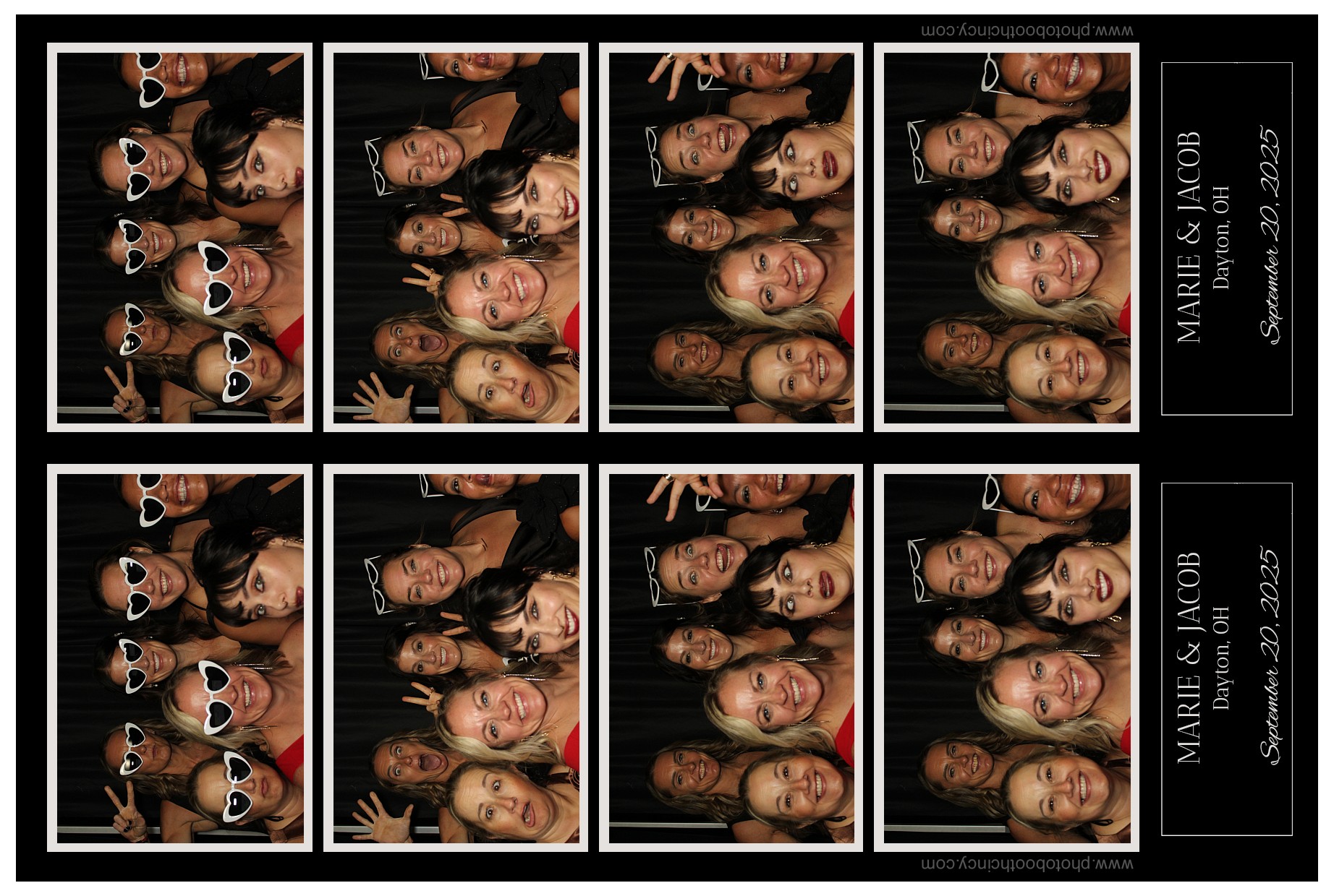 Marie & Jacob | View more photos from the event at gallery.photoboothcincy.com/u/PhotoBoothCincy/Marie-Jacob
