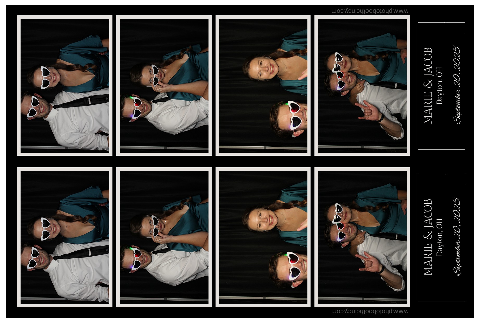 Marie & Jacob | View more photos from the event at gallery.photoboothcincy.com/u/PhotoBoothCincy/Marie-Jacob