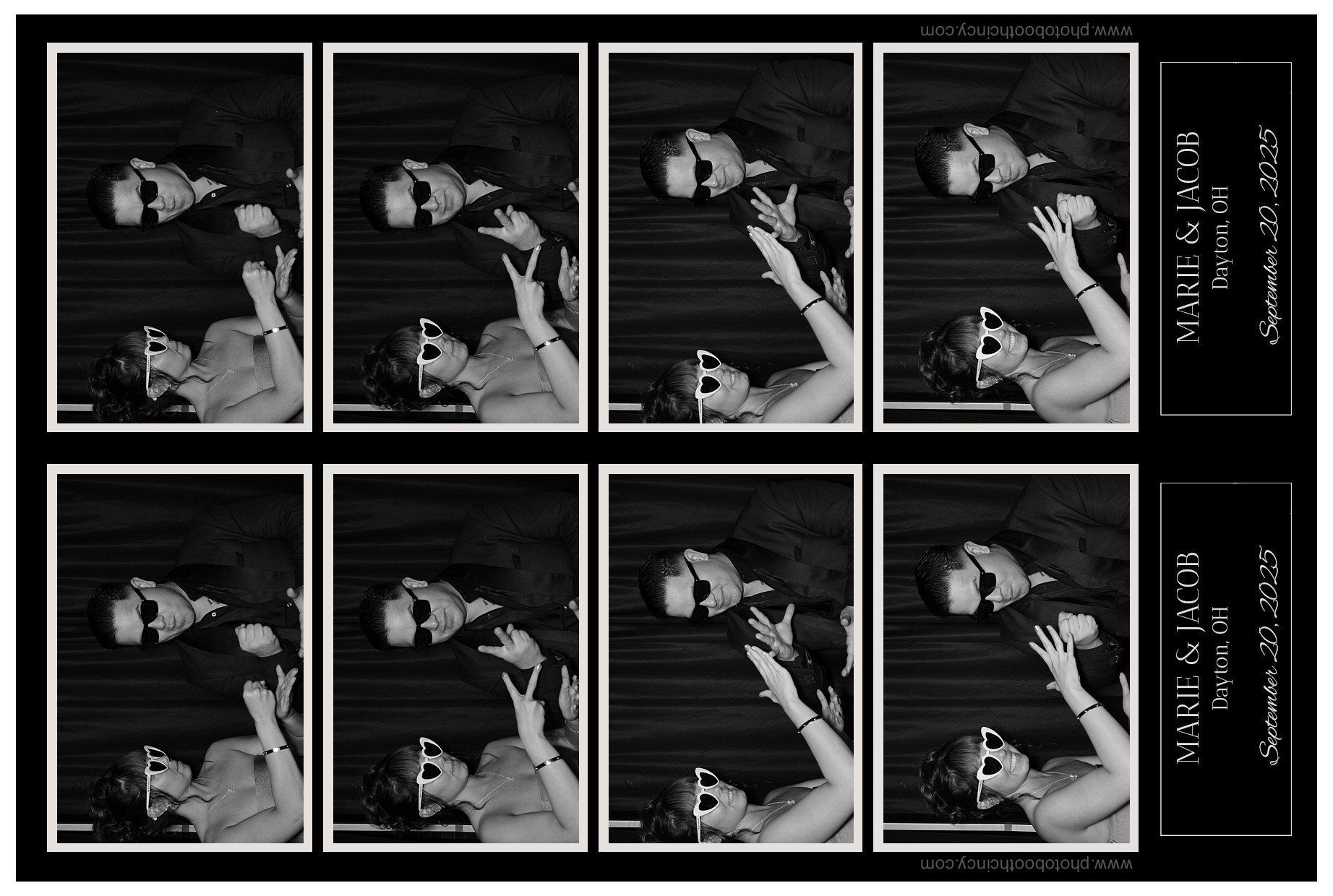 Marie & Jacob | View more photos from the event at gallery.photoboothcincy.com/u/PhotoBoothCincy/Marie-Jacob