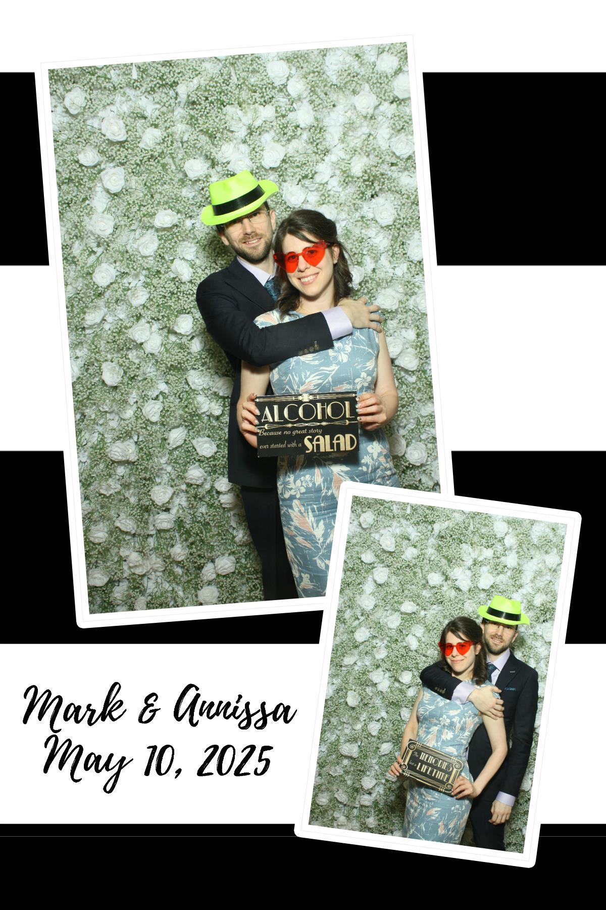 Mark & Annissa | View more photos from the event at gallery.photoboothcincy.com/u/PhotoBoothCincy/Mark-Annissa