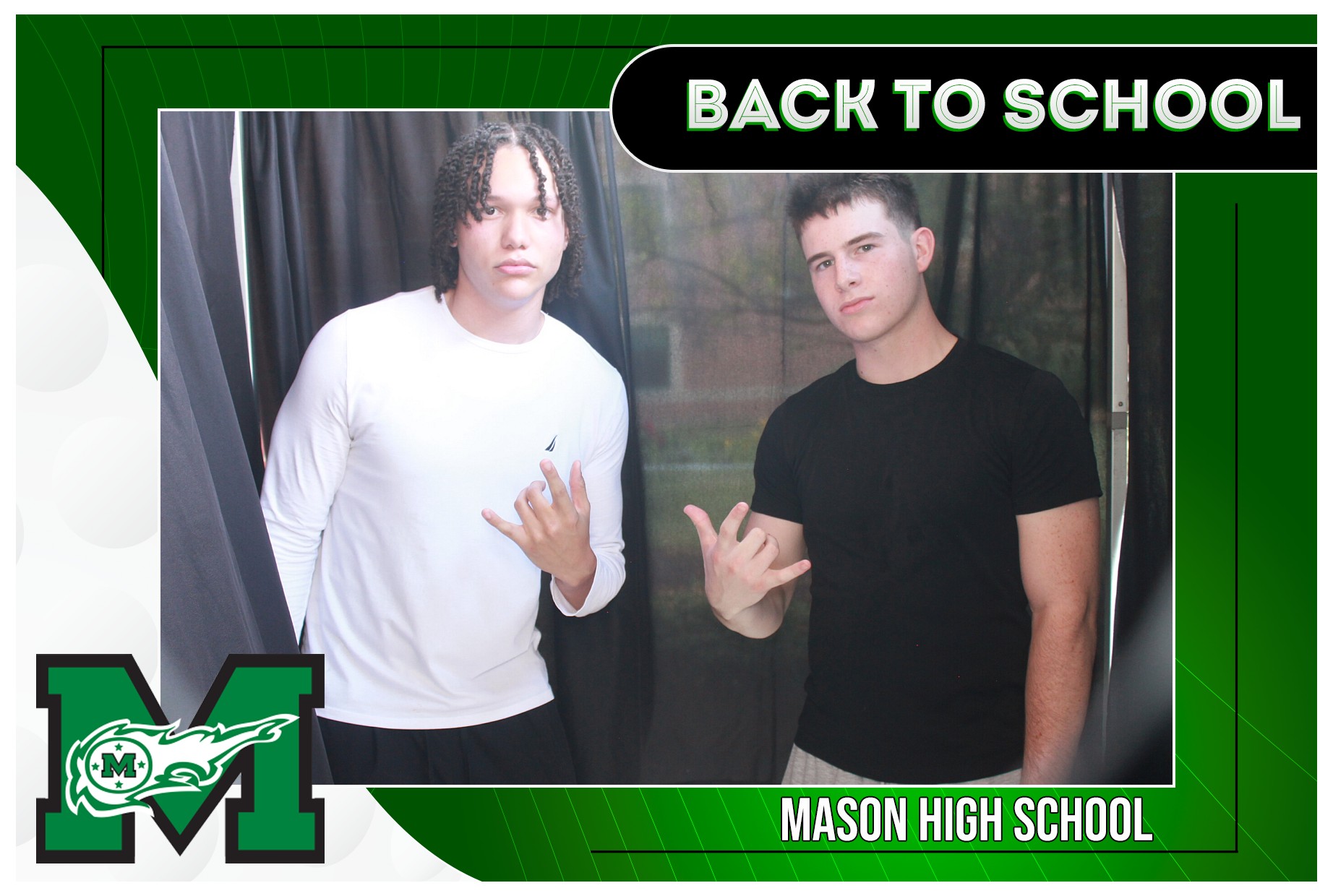 Mason HS First 2 Days | View more photos from the event at gallery.photoboothcincy.com/u/PhotoBoothCincy/Mason-HS-First-2-Days