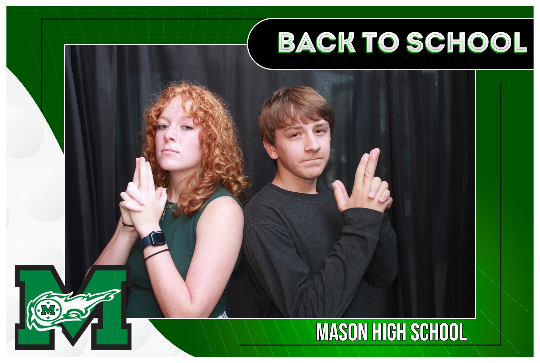 Mason HS First 2 Days | View more photos from the event at gallery.photoboothcincy.com/u/PhotoBoothCincy/Mason-HS-First-2-Days