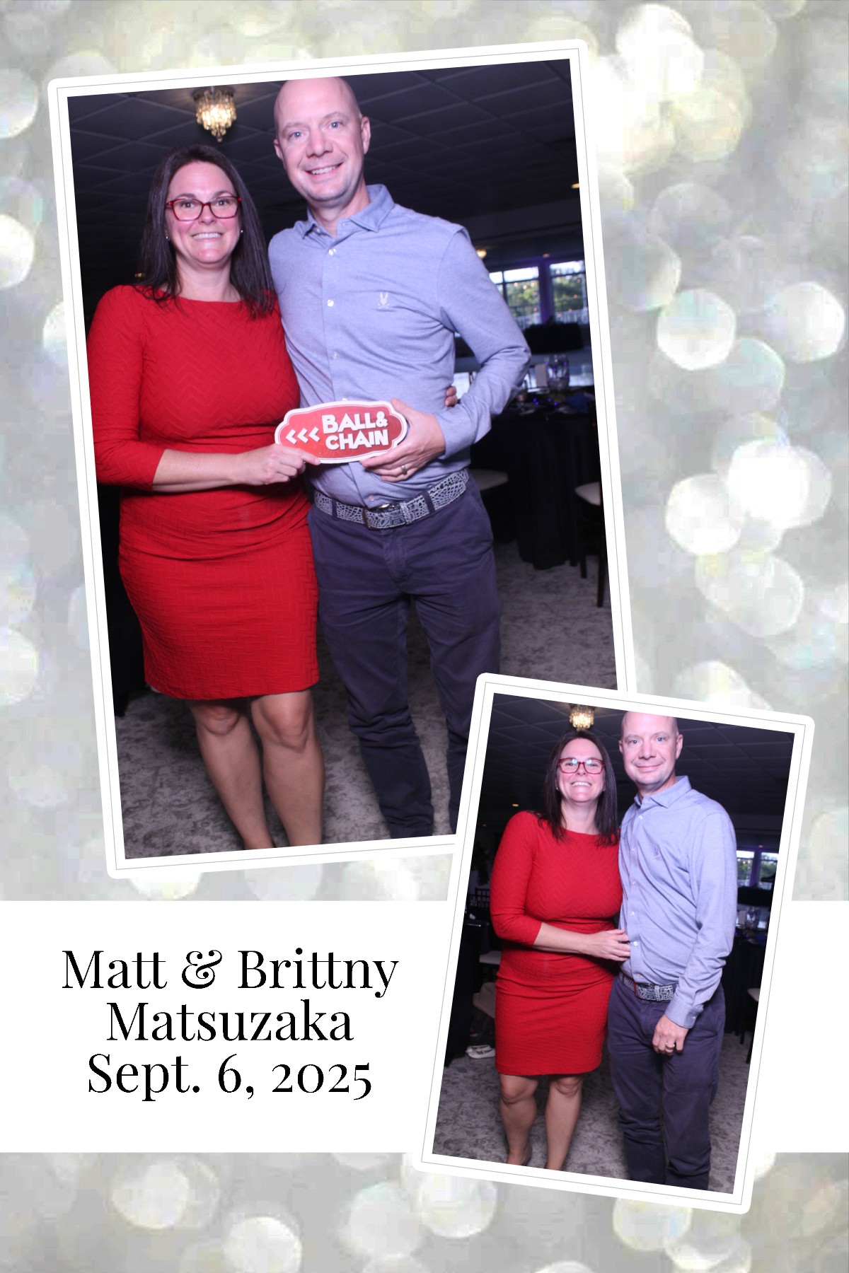 Matt & Brittny | View more photos from the event at gallery.photoboothcincy.com/u/PhotoBoothCincy/Matt-Brittny