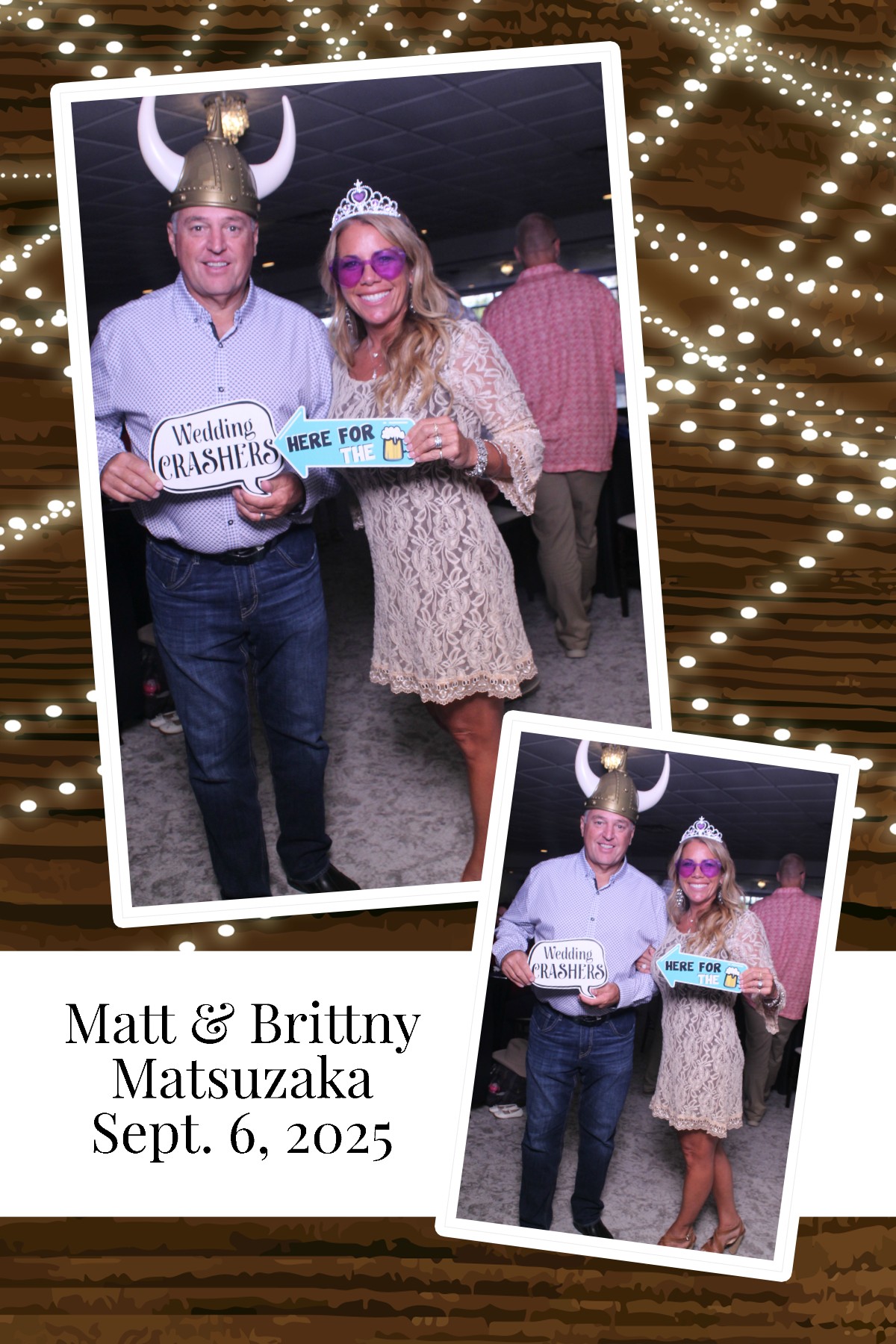 Matt & Brittny | View more photos from the event at gallery.photoboothcincy.com/u/PhotoBoothCincy/Matt-Brittny