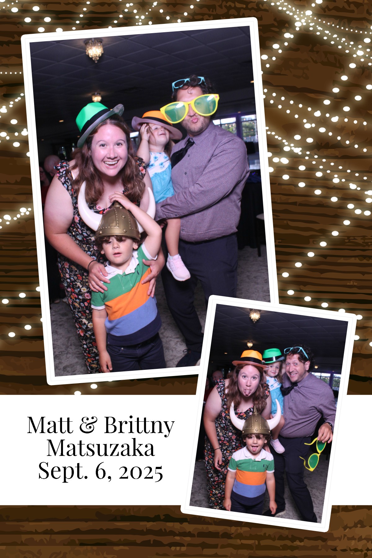 Matt & Brittny | View more photos from the event at gallery.photoboothcincy.com/u/PhotoBoothCincy/Matt-Brittny