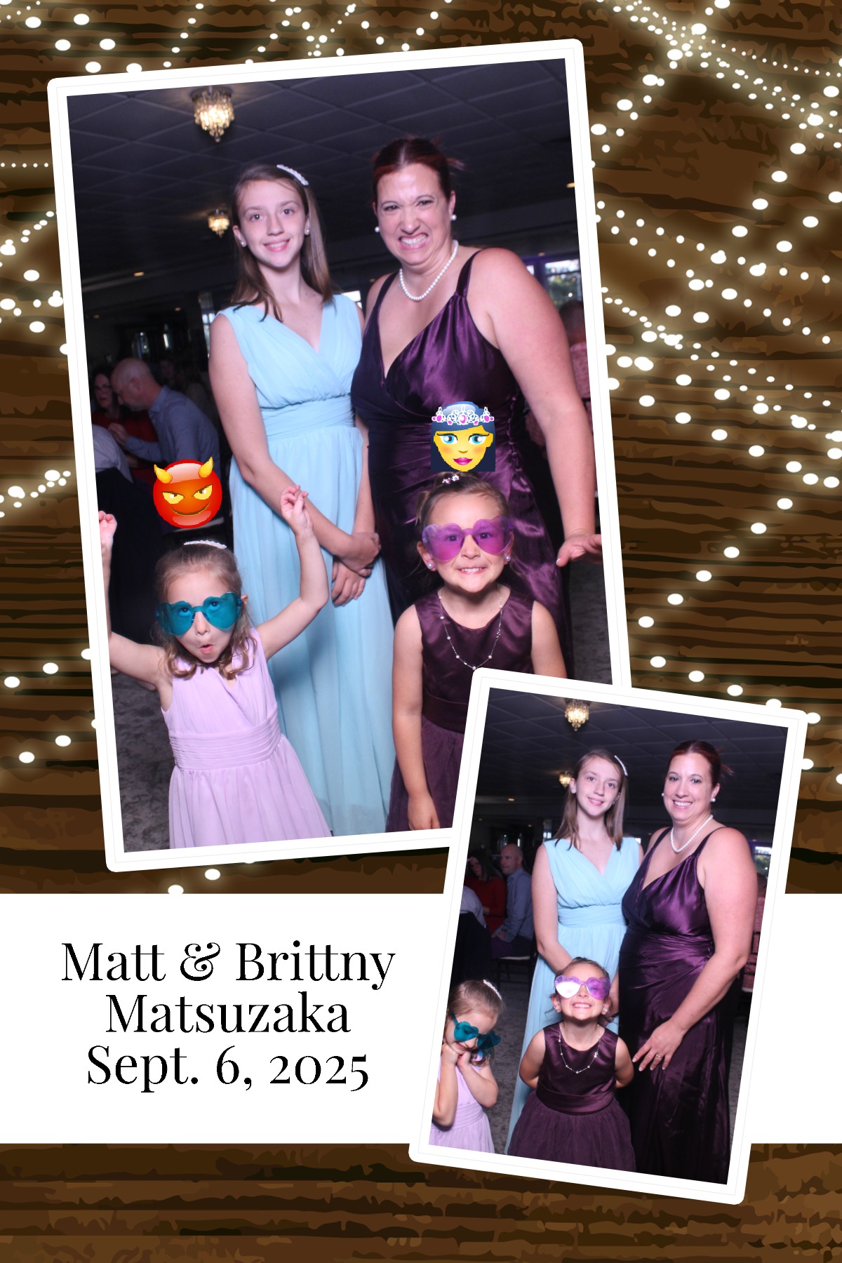 Matt & Brittny | View more photos from the event at gallery.photoboothcincy.com/u/PhotoBoothCincy/Matt-Brittny