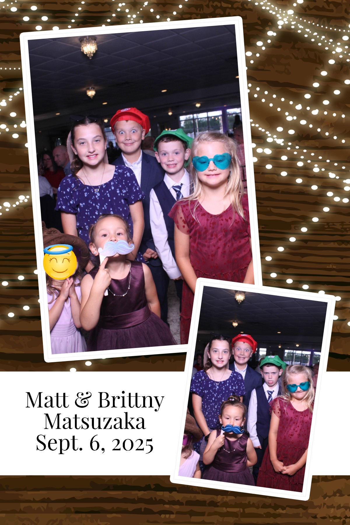 Matt & Brittny | View more photos from the event at gallery.photoboothcincy.com/u/PhotoBoothCincy/Matt-Brittny