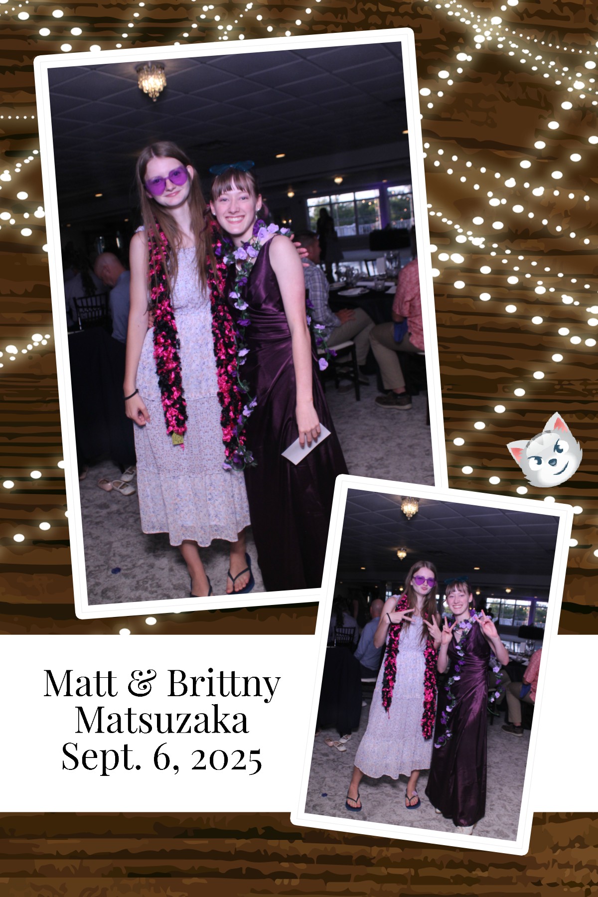 Matt & Brittny | View more photos from the event at gallery.photoboothcincy.com/u/PhotoBoothCincy/Matt-Brittny
