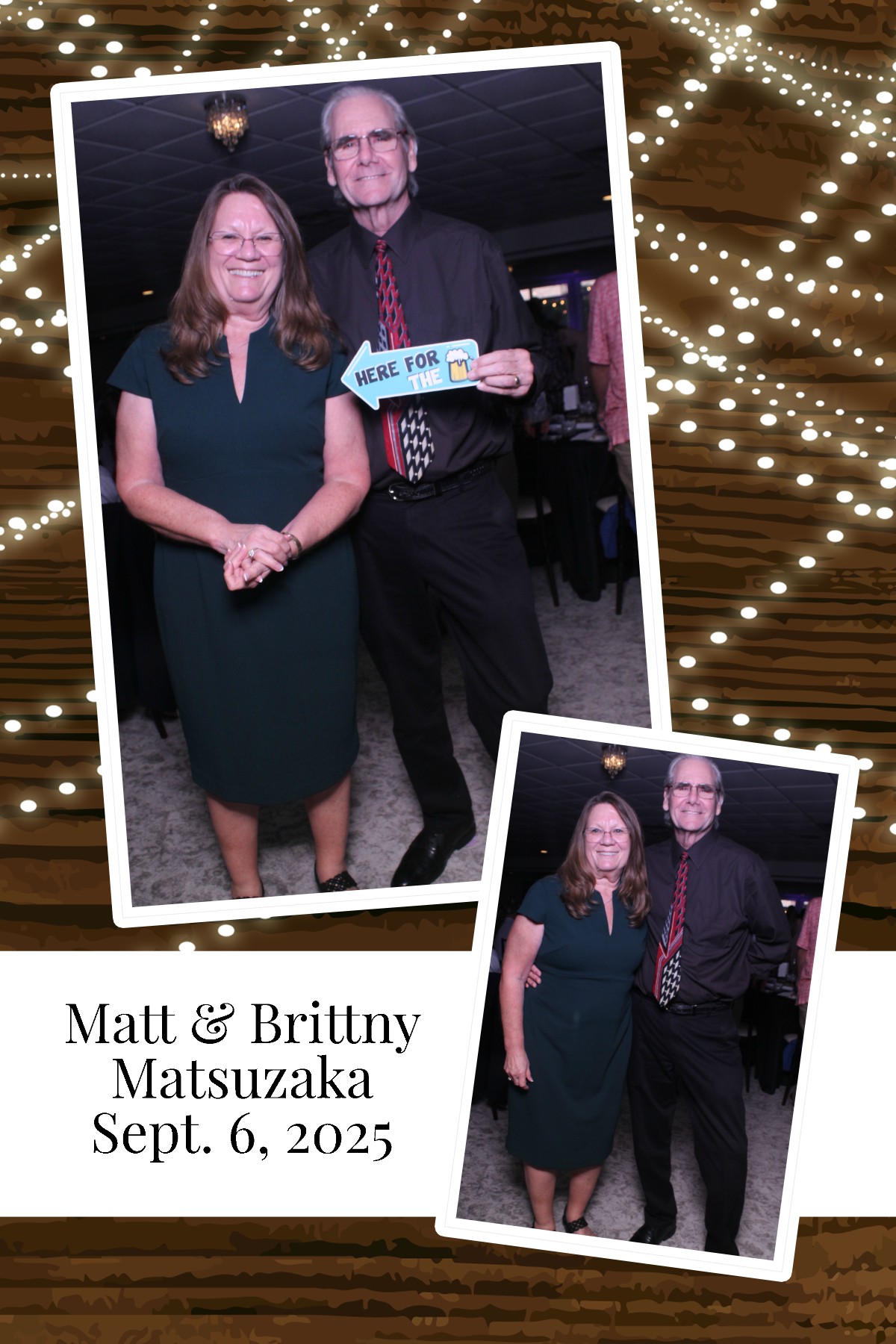 Matt & Brittny | View more photos from the event at gallery.photoboothcincy.com/u/PhotoBoothCincy/Matt-Brittny