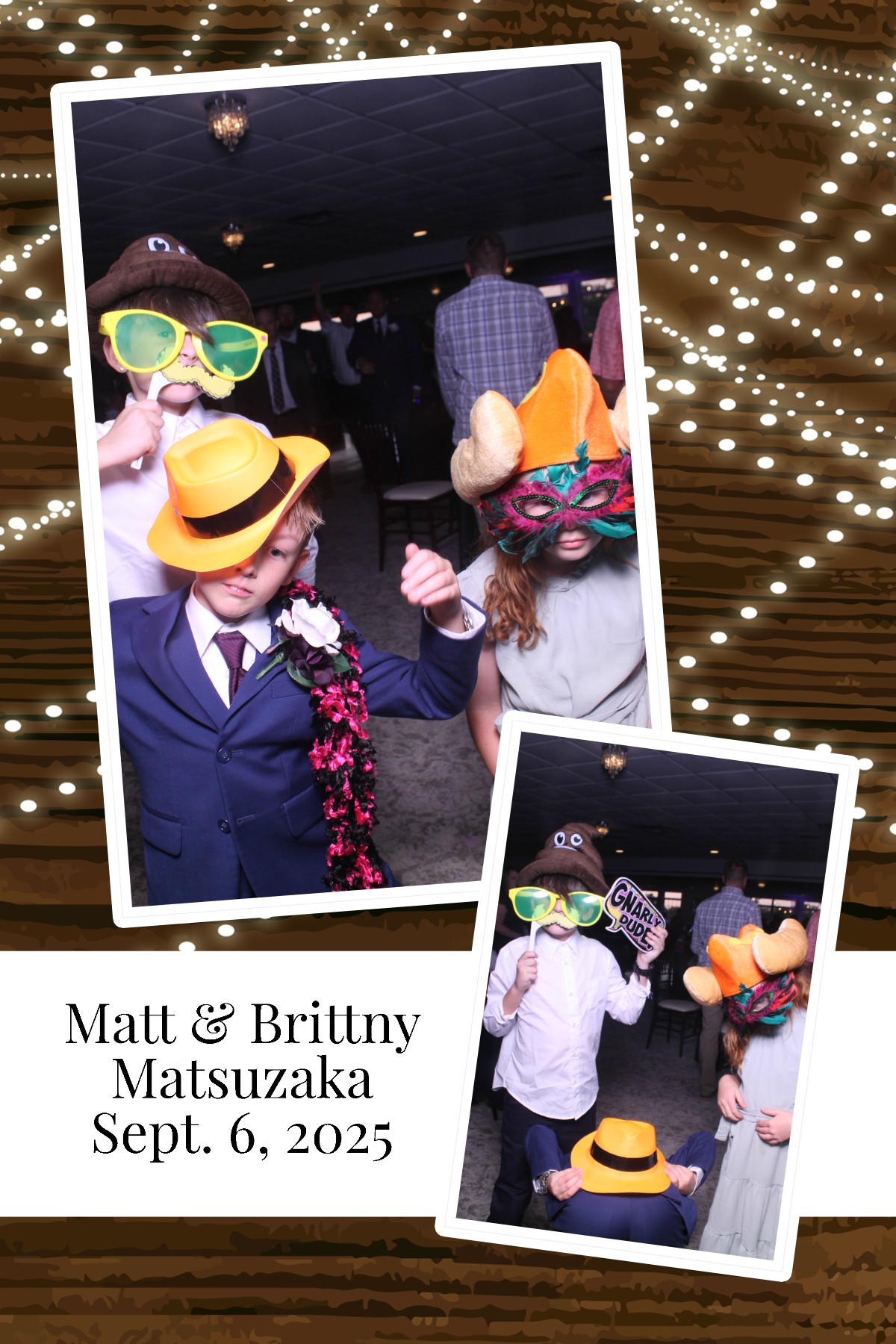 Matt & Brittny | View more photos from the event at gallery.photoboothcincy.com/u/PhotoBoothCincy/Matt-Brittny