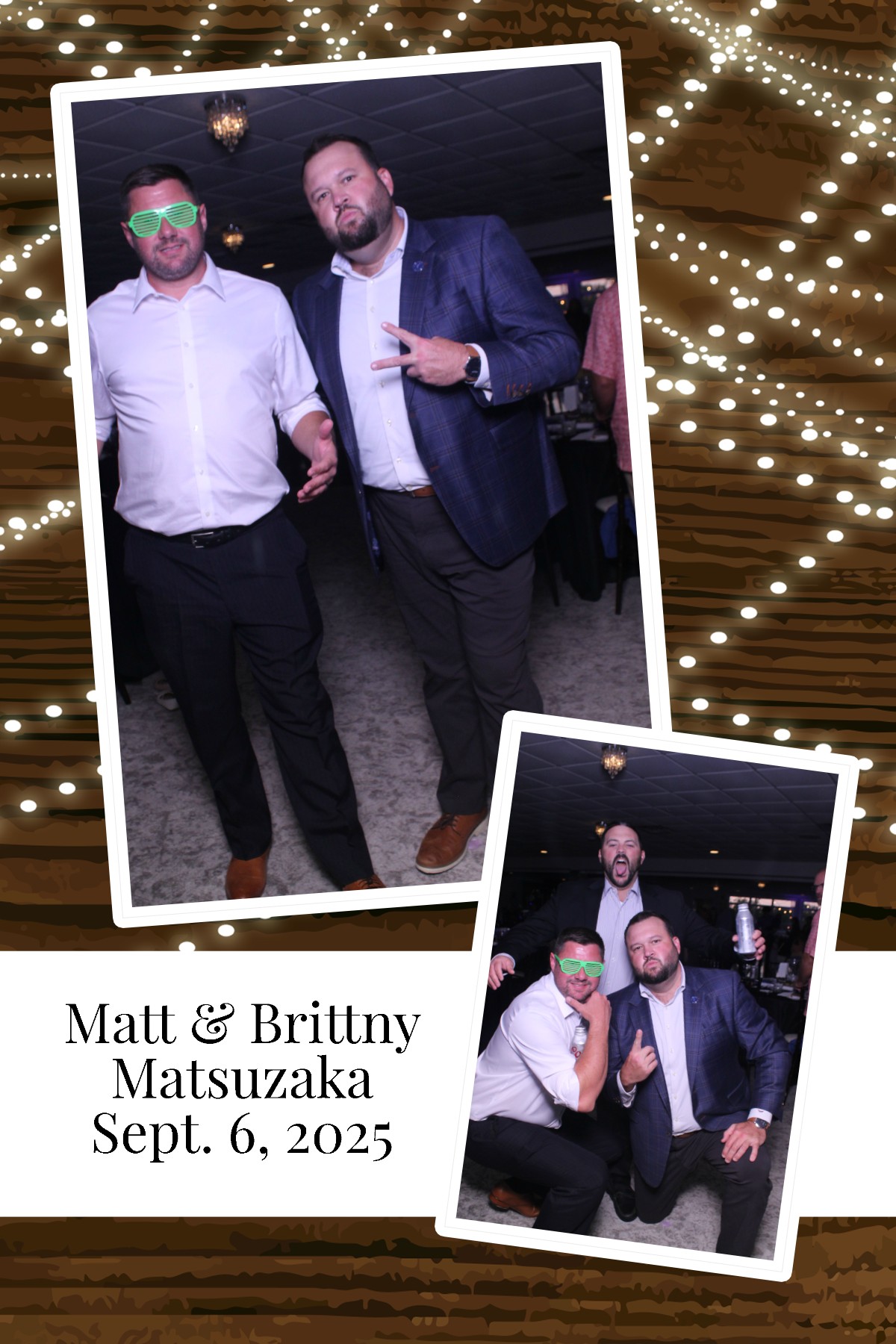 Matt & Brittny | View more photos from the event at gallery.photoboothcincy.com/u/PhotoBoothCincy/Matt-Brittny