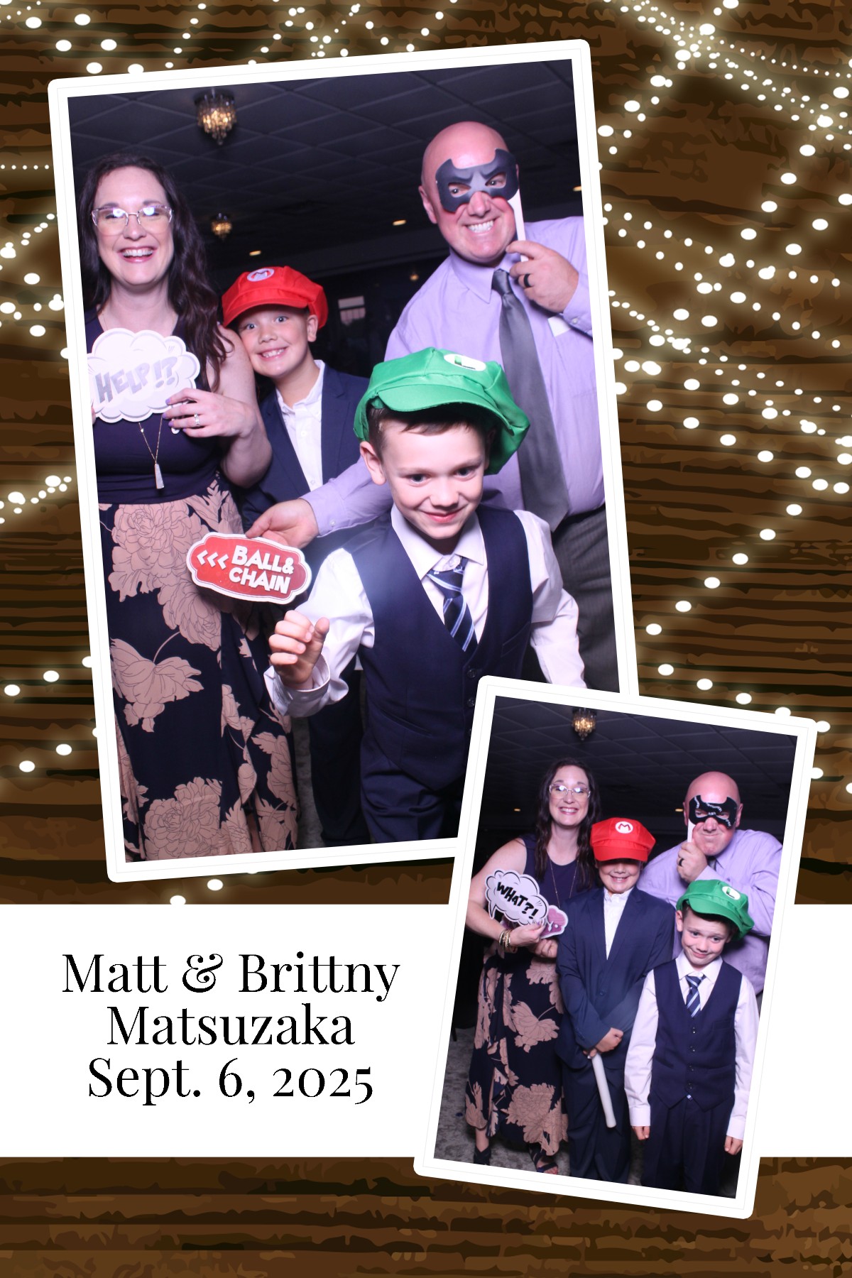 Matt & Brittny | View more photos from the event at gallery.photoboothcincy.com/u/PhotoBoothCincy/Matt-Brittny