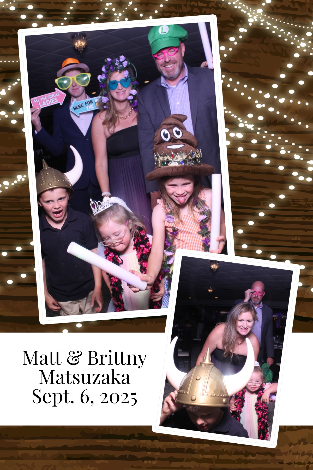 Matt & Brittny | View more photos from the event at gallery.photoboothcincy.com/u/PhotoBoothCincy/Matt-Brittny