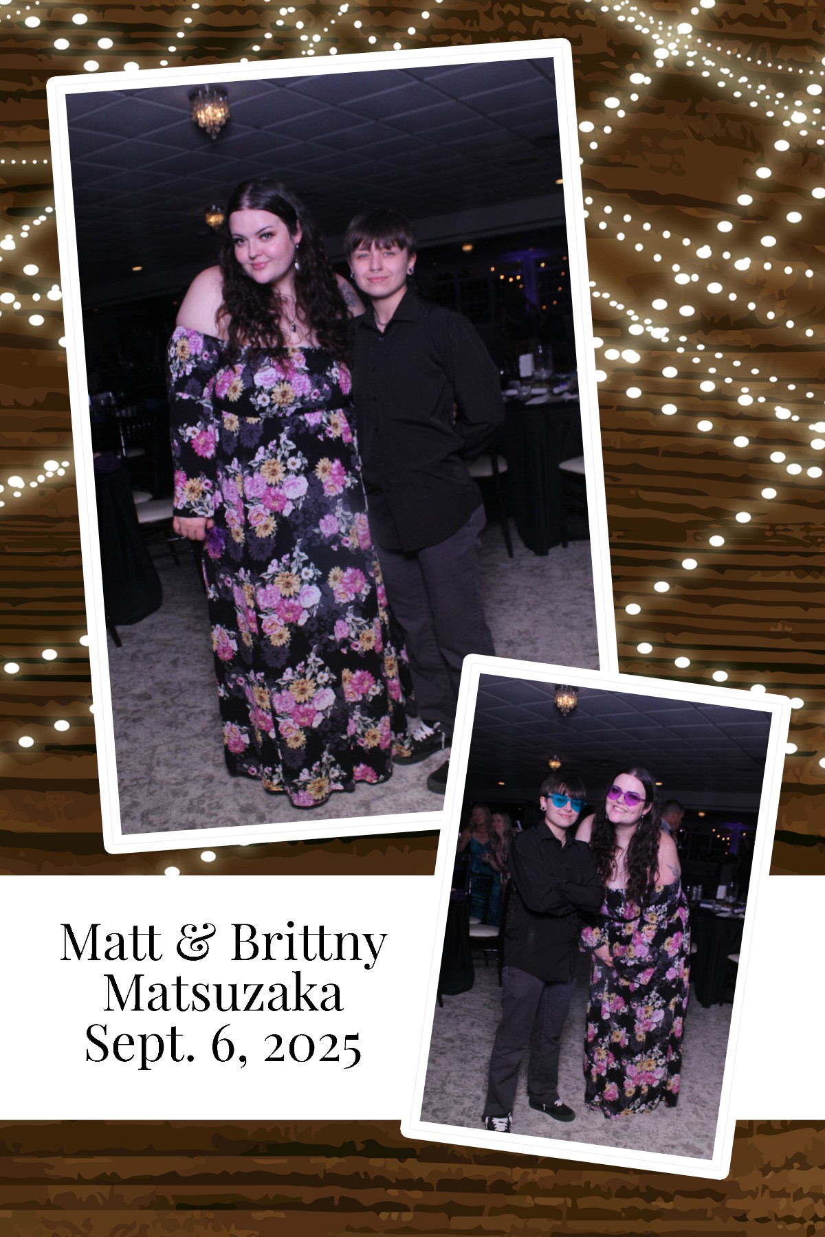 Matt & Brittny | View more photos from the event at gallery.photoboothcincy.com/u/PhotoBoothCincy/Matt-Brittny