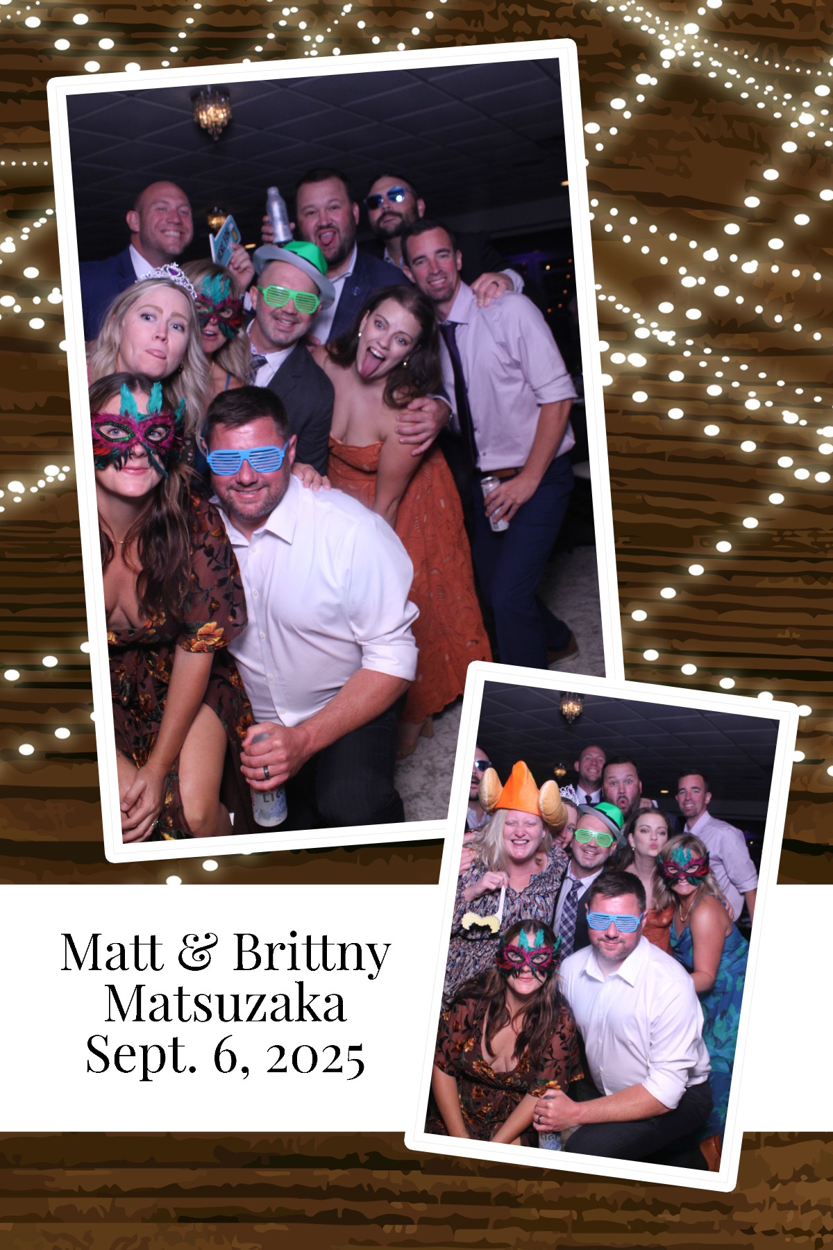 Matt & Brittny | View more photos from the event at gallery.photoboothcincy.com/u/PhotoBoothCincy/Matt-Brittny