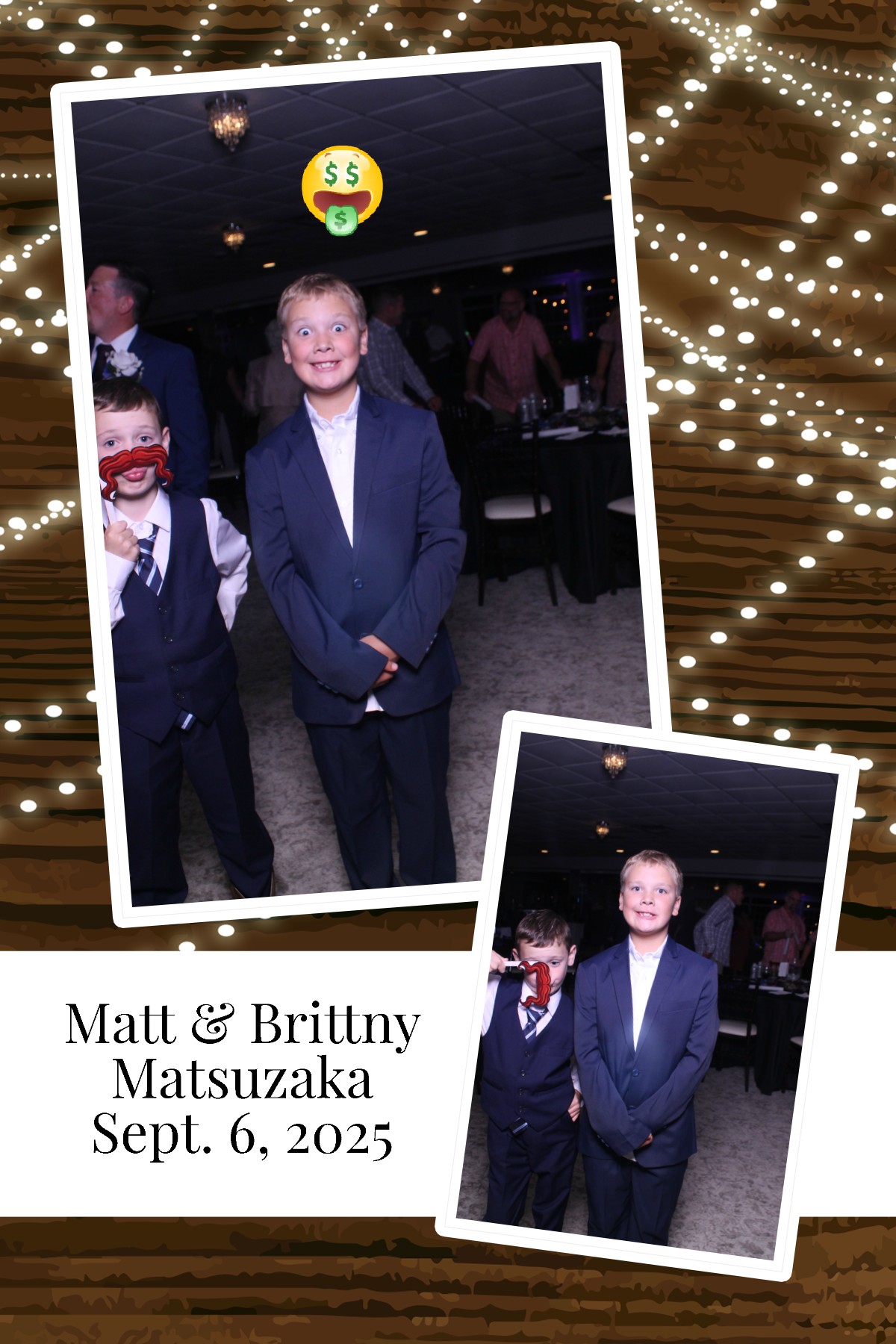 Matt & Brittny | View more photos from the event at gallery.photoboothcincy.com/u/PhotoBoothCincy/Matt-Brittny