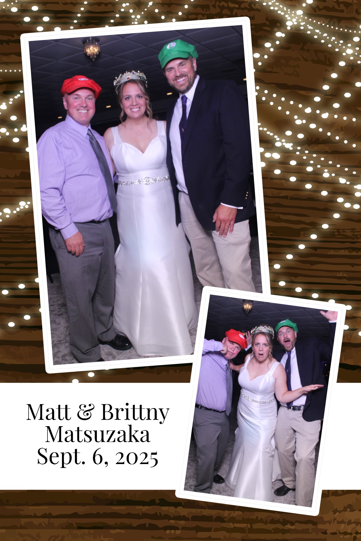 Matt & Brittny | View more photos from the event at gallery.photoboothcincy.com/u/PhotoBoothCincy/Matt-Brittny
