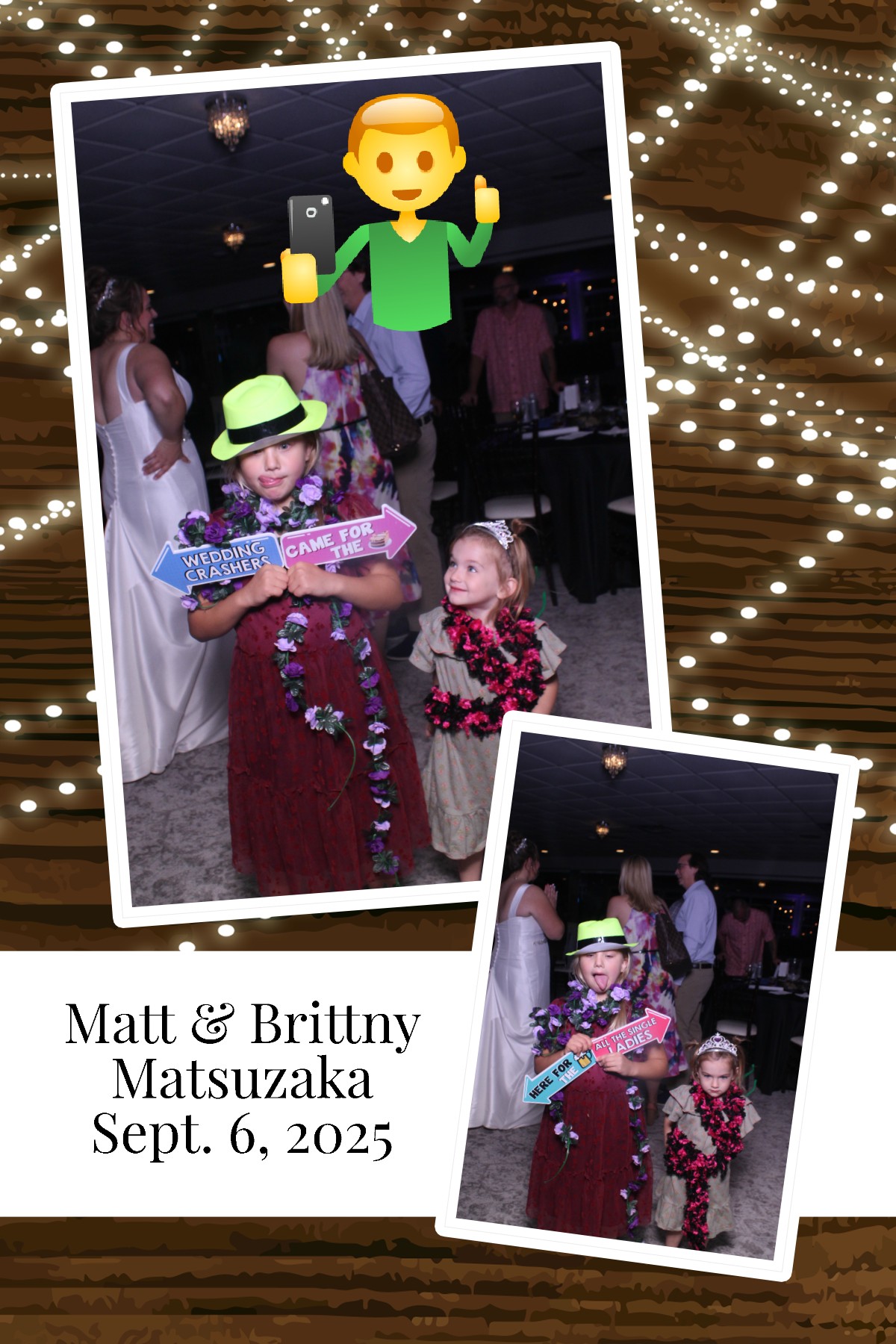 Matt & Brittny | View more photos from the event at gallery.photoboothcincy.com/u/PhotoBoothCincy/Matt-Brittny