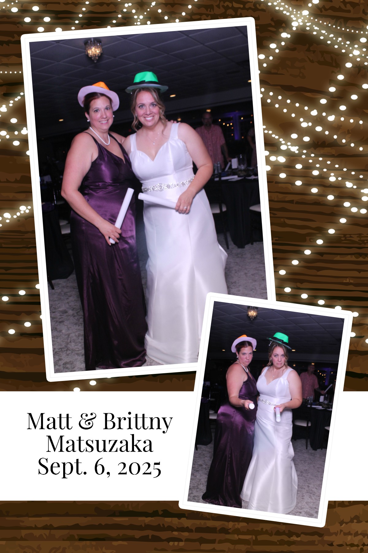 Matt & Brittny | View more photos from the event at gallery.photoboothcincy.com/u/PhotoBoothCincy/Matt-Brittny