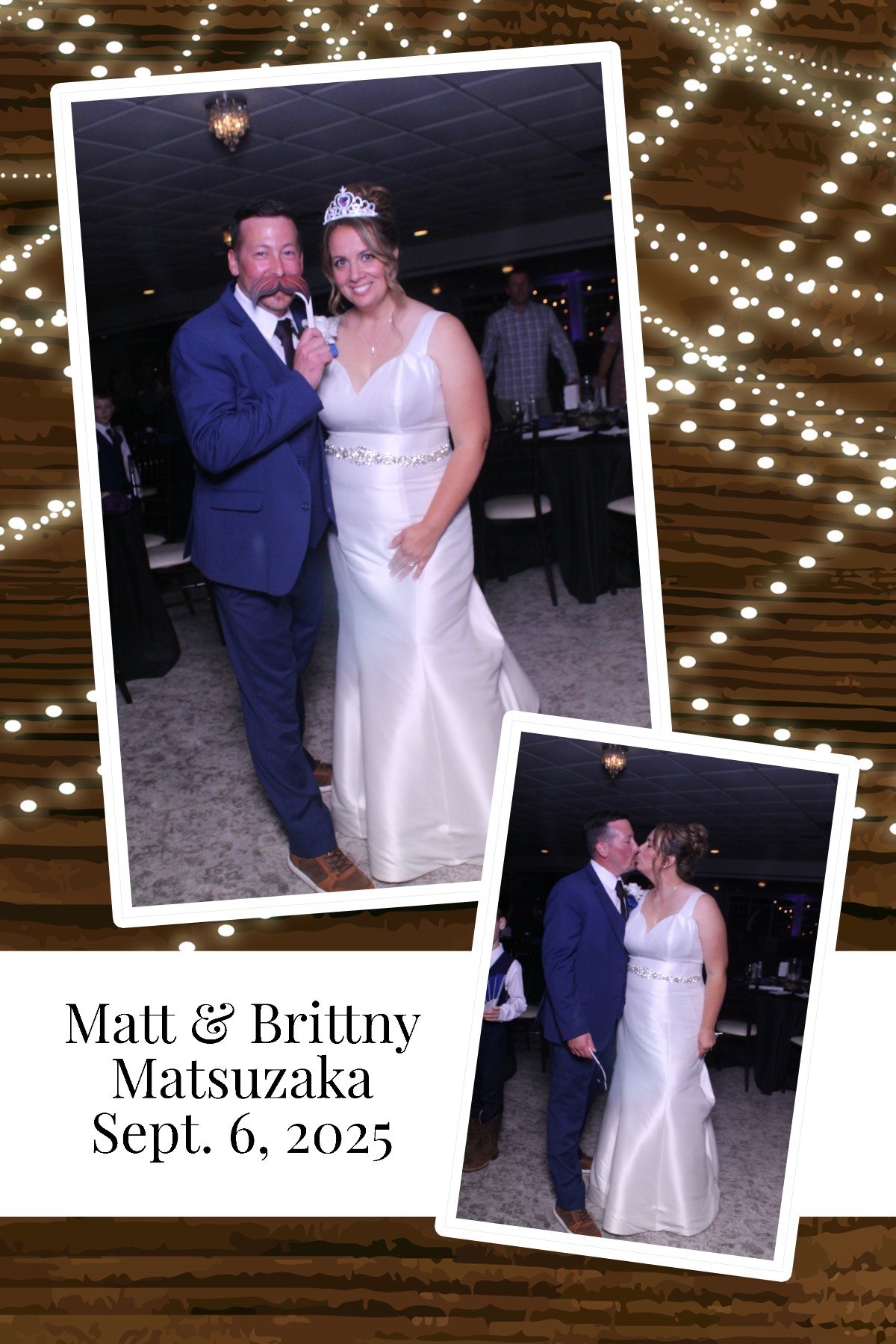 Matt & Brittny | View more photos from the event at gallery.photoboothcincy.com/u/PhotoBoothCincy/Matt-Brittny